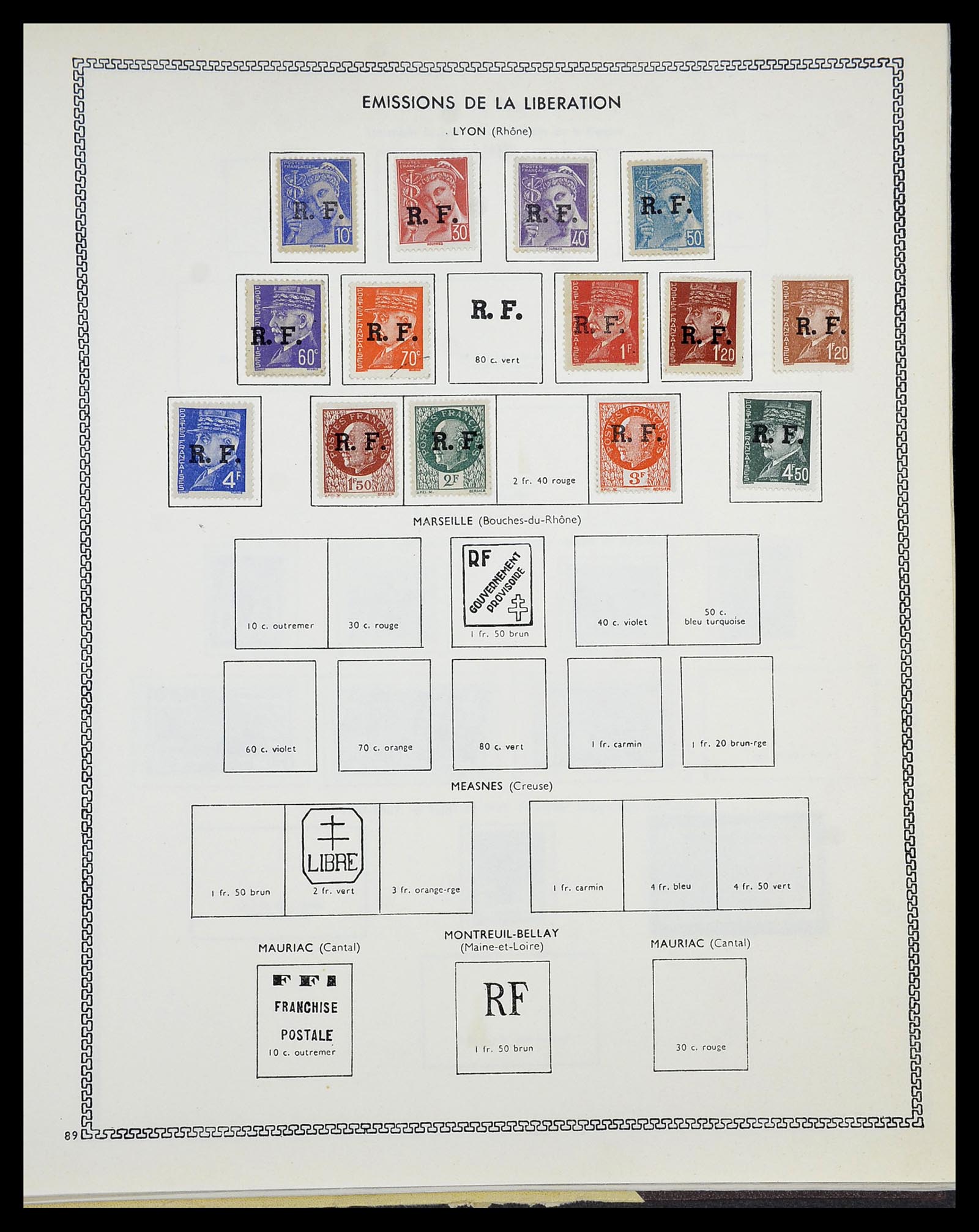 34586 062 - Postzegelverzameling 34586 Frankrijk 1849-1947.
