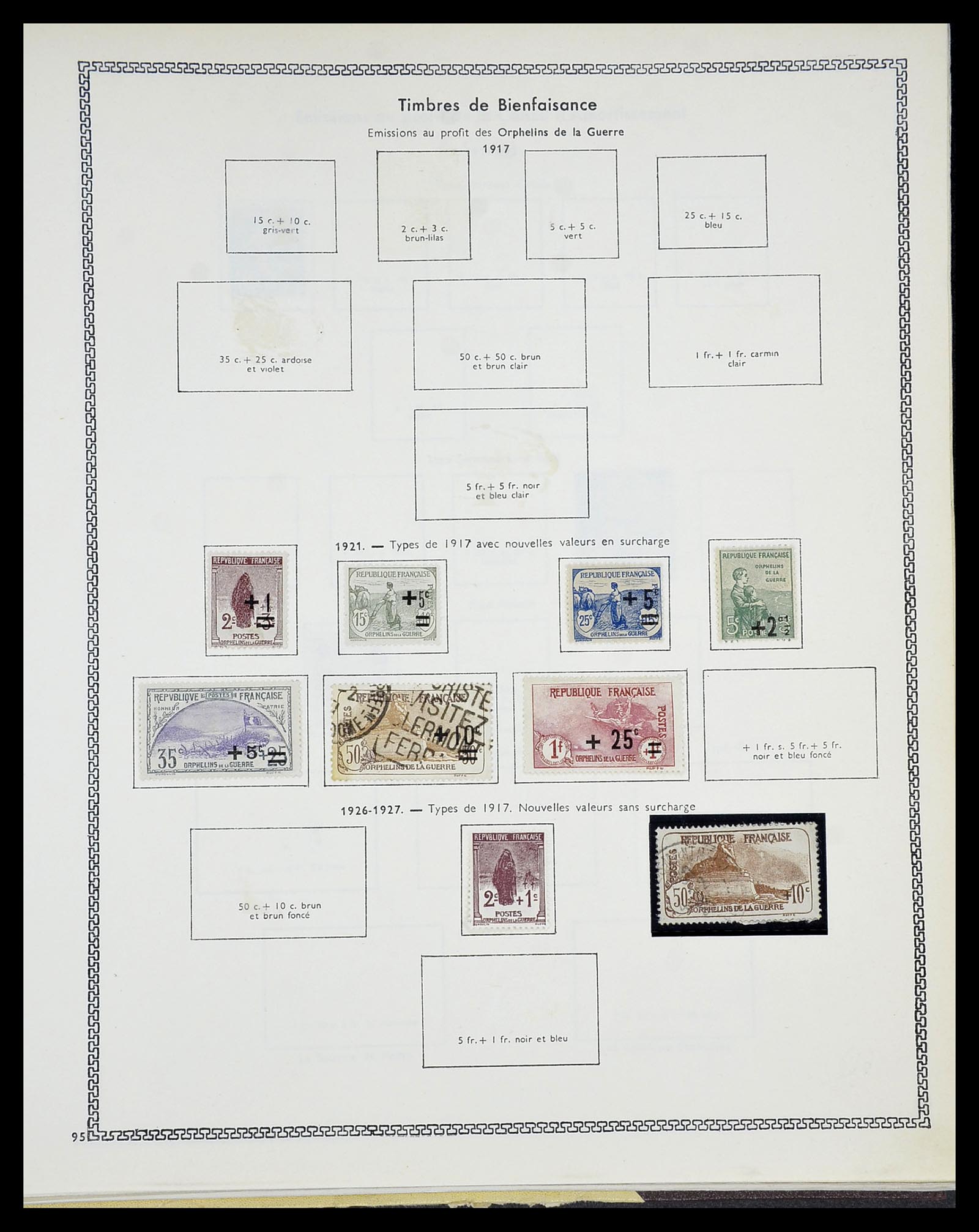 34586 063 - Postzegelverzameling 34586 Frankrijk 1849-1947.