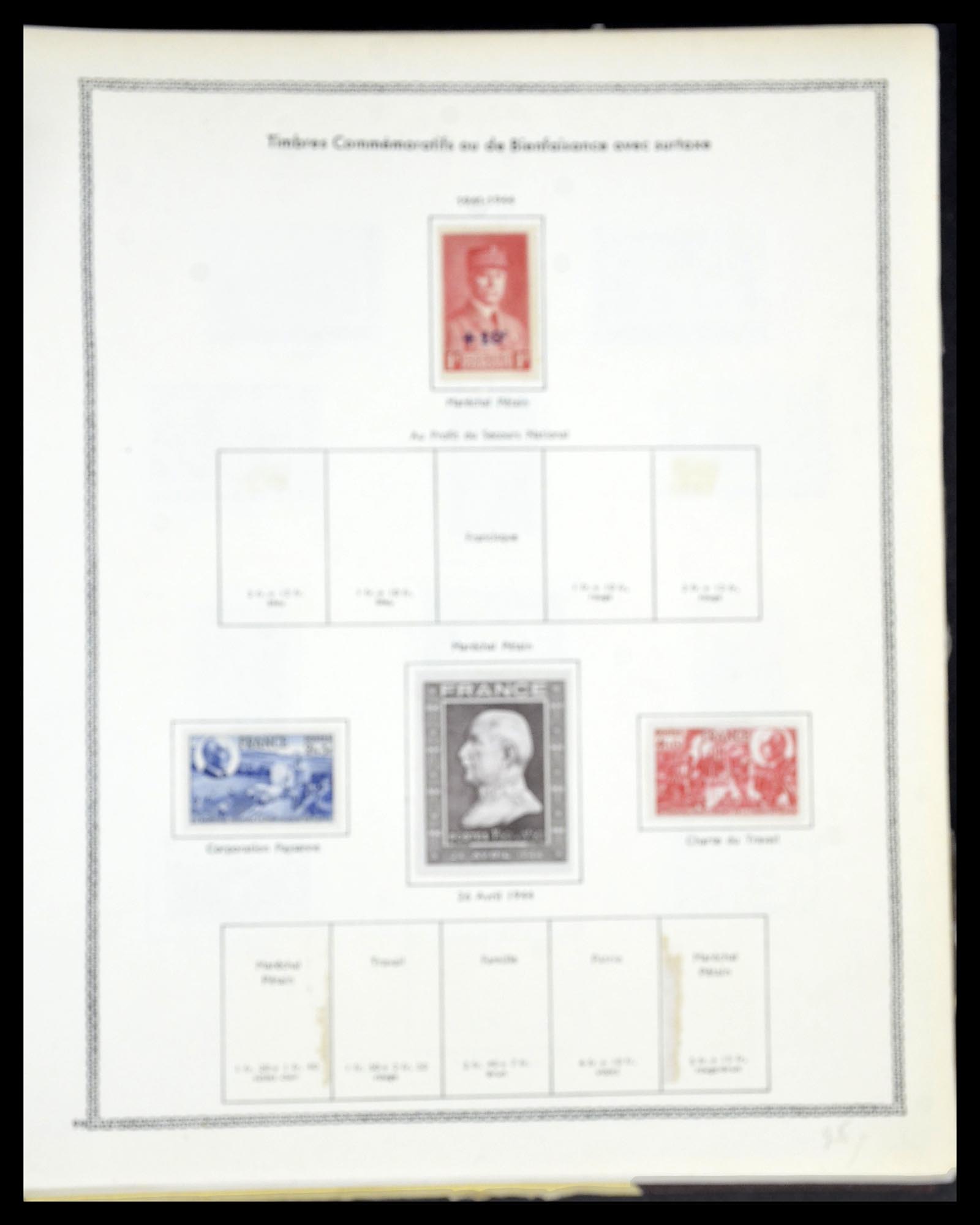 34586 067 - Postzegelverzameling 34586 Frankrijk 1849-1947.