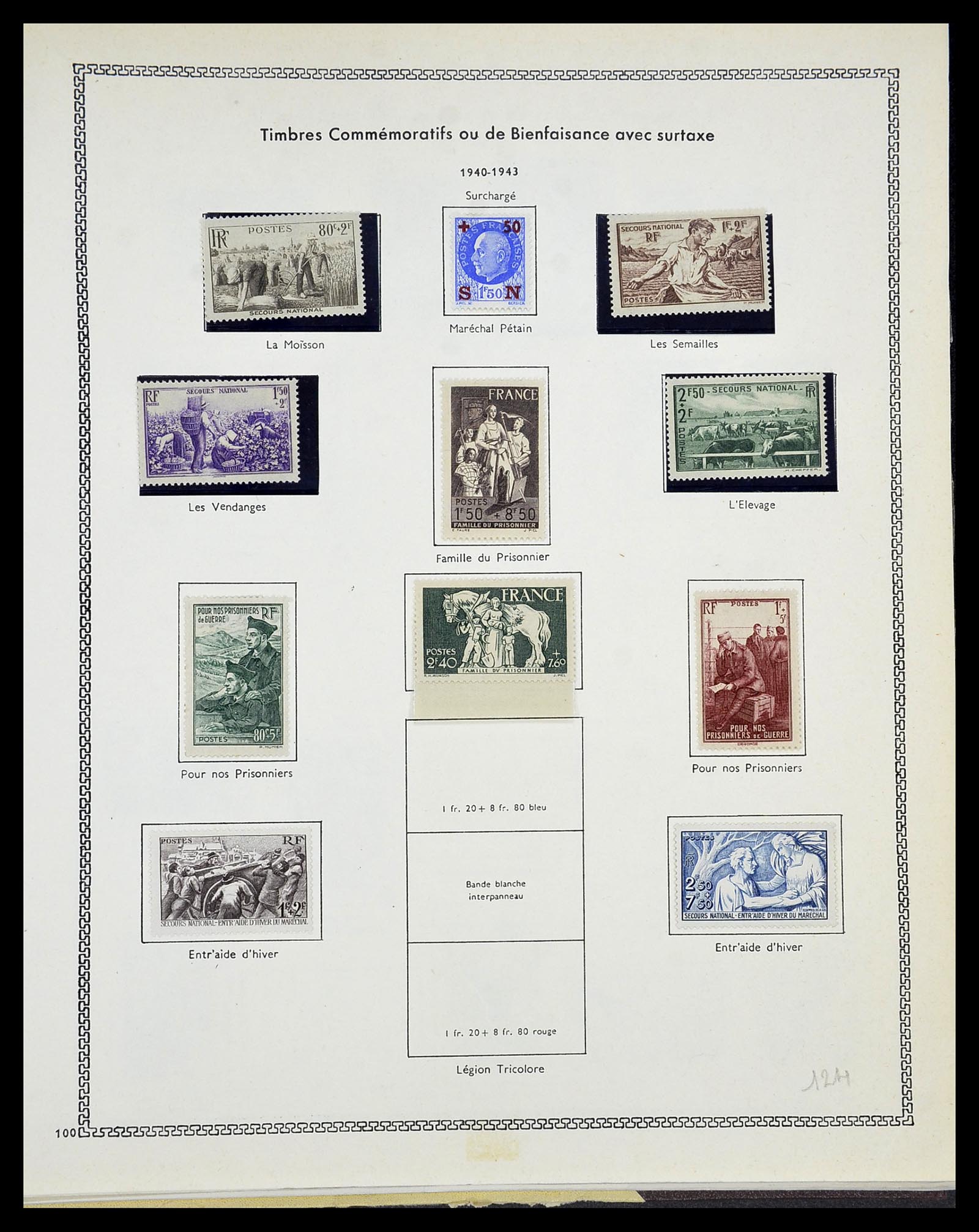 34586 068 - Postzegelverzameling 34586 Frankrijk 1849-1947.