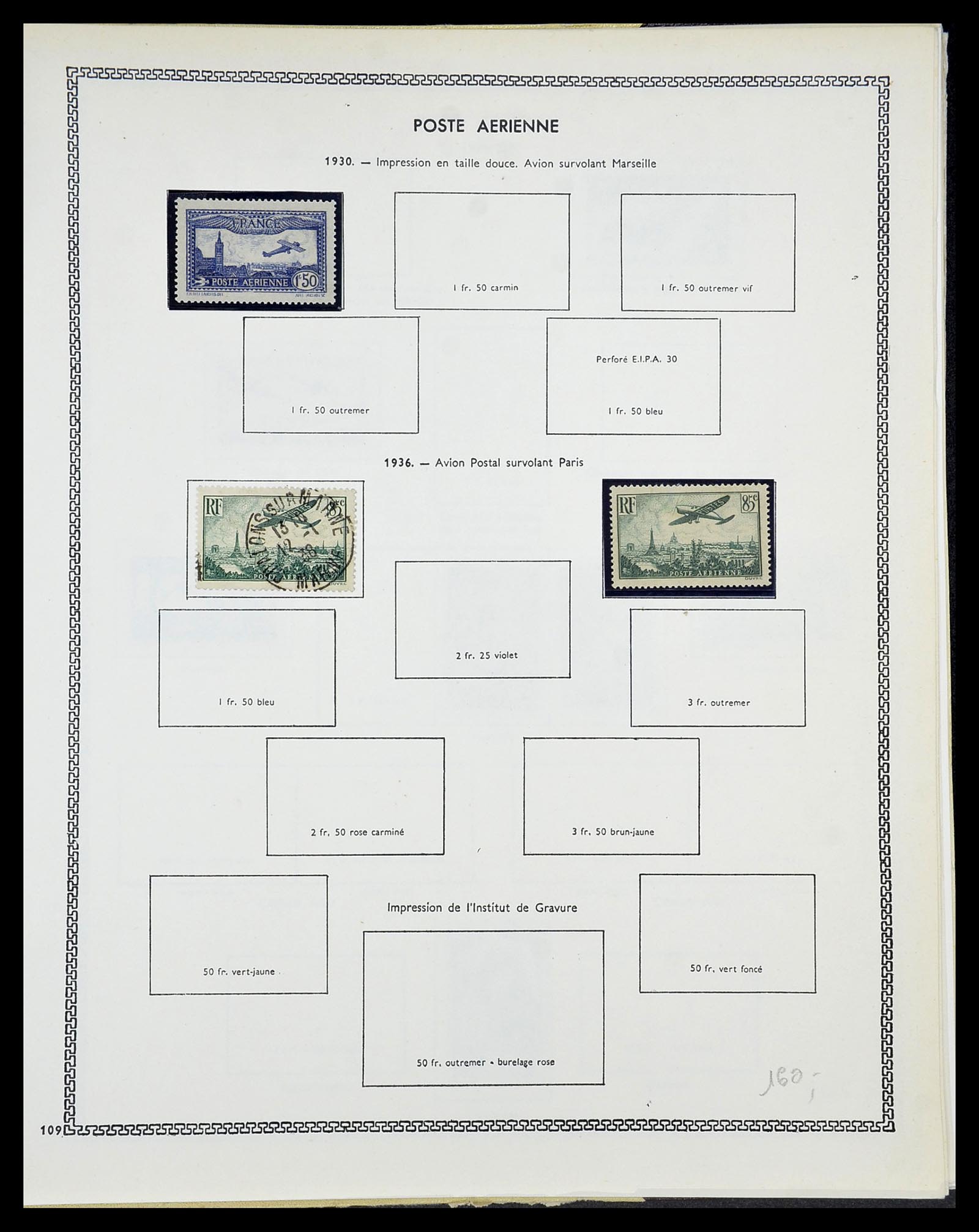 34586 075 - Postzegelverzameling 34586 Frankrijk 1849-1947.