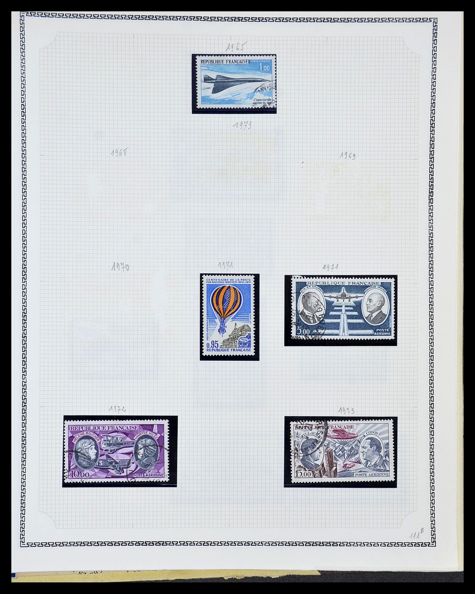 34586 079 - Postzegelverzameling 34586 Frankrijk 1849-1947.