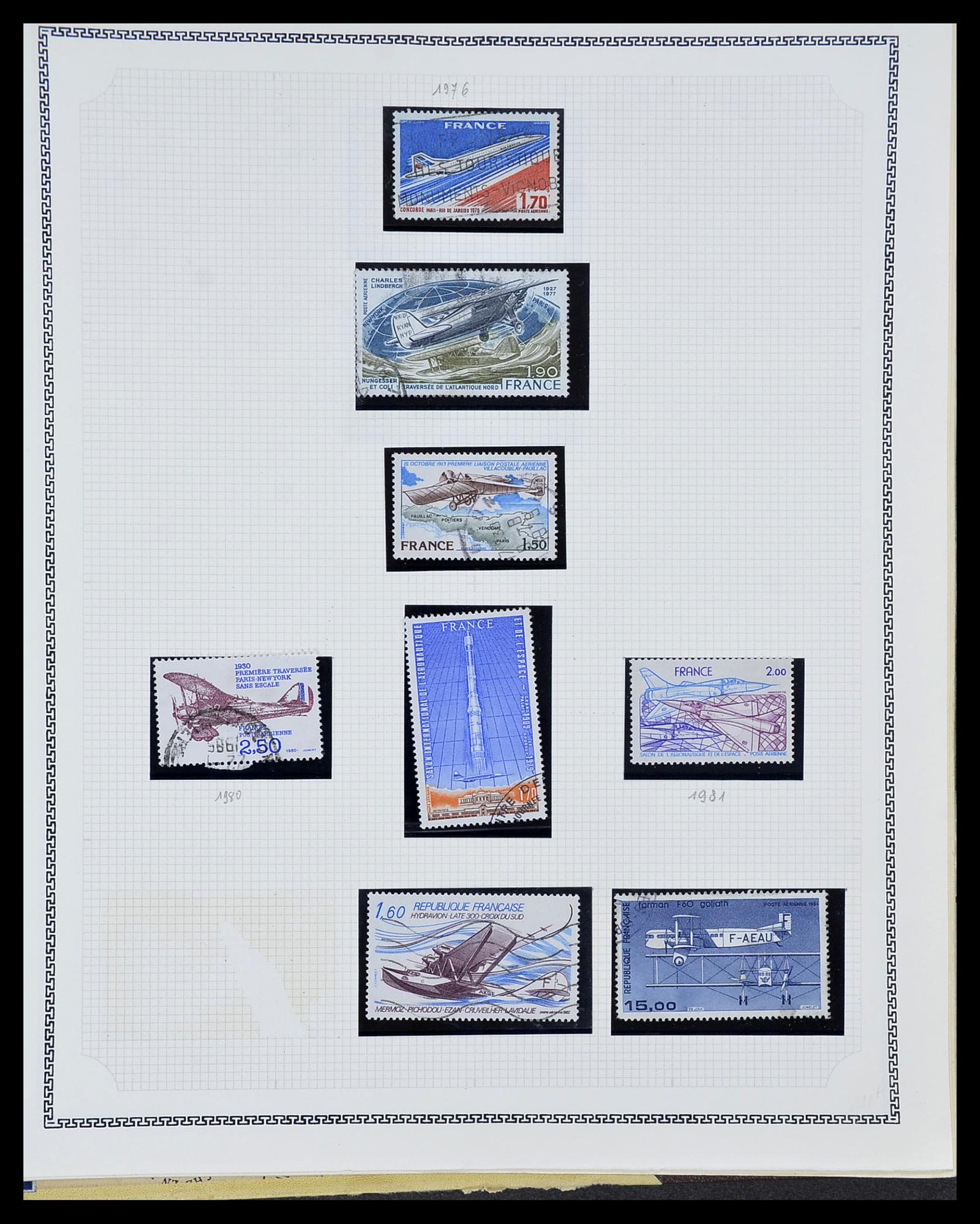 34586 080 - Postzegelverzameling 34586 Frankrijk 1849-1947.