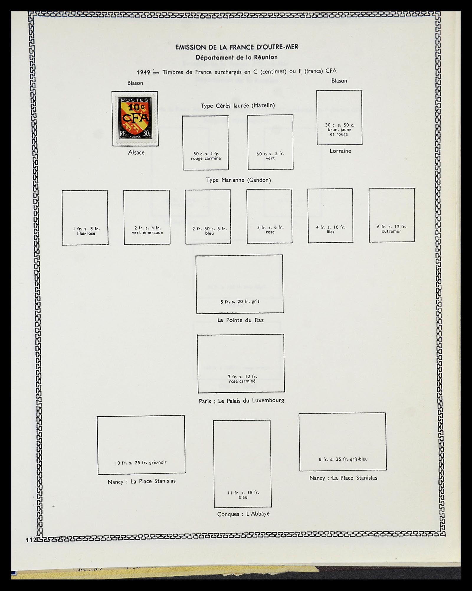 34586 082 - Postzegelverzameling 34586 Frankrijk 1849-1947.