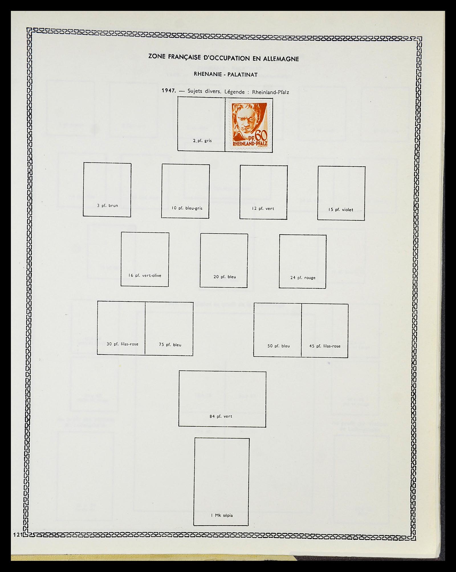 34586 085 - Postzegelverzameling 34586 Frankrijk 1849-1947.