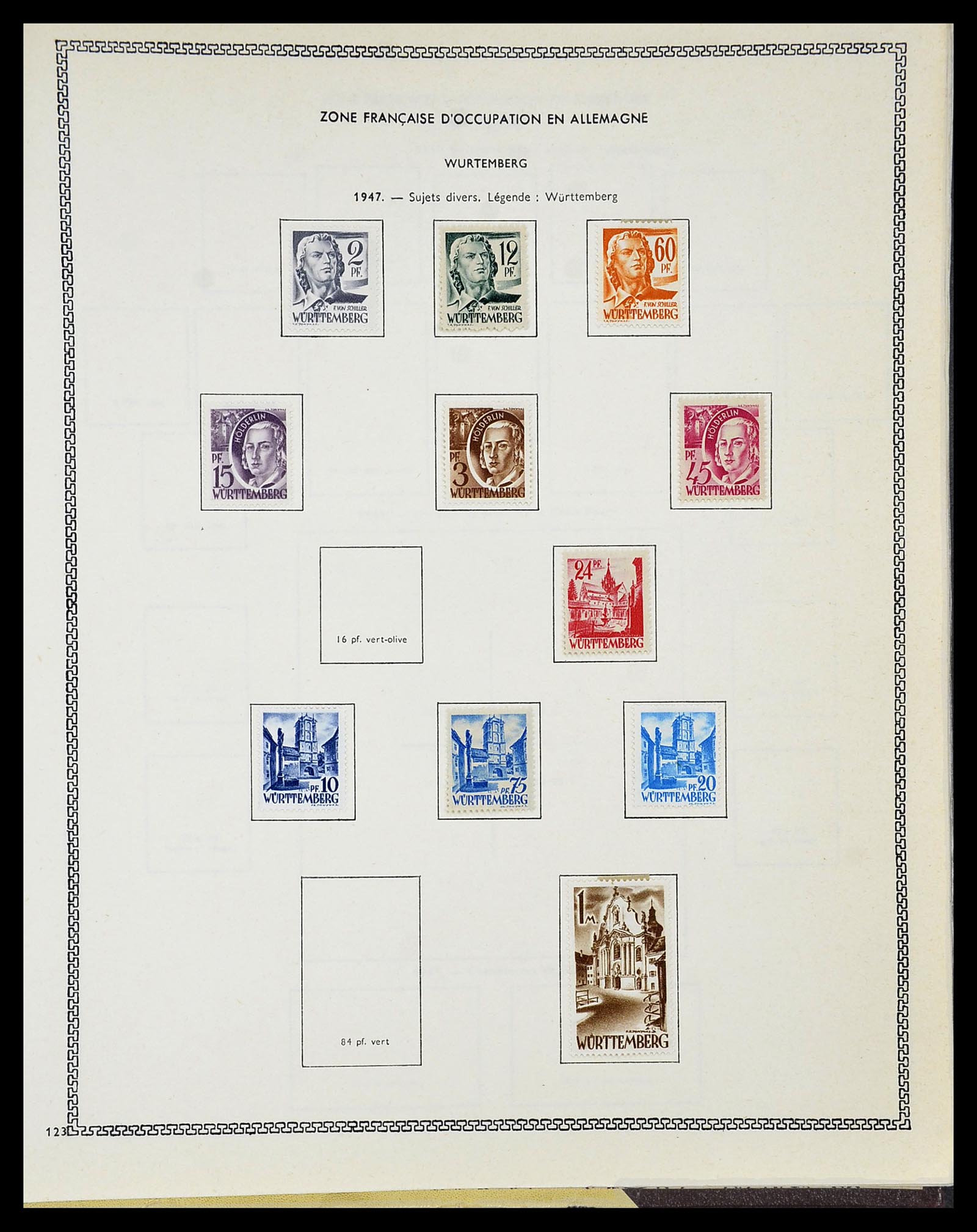 34586 086 - Postzegelverzameling 34586 Frankrijk 1849-1947.