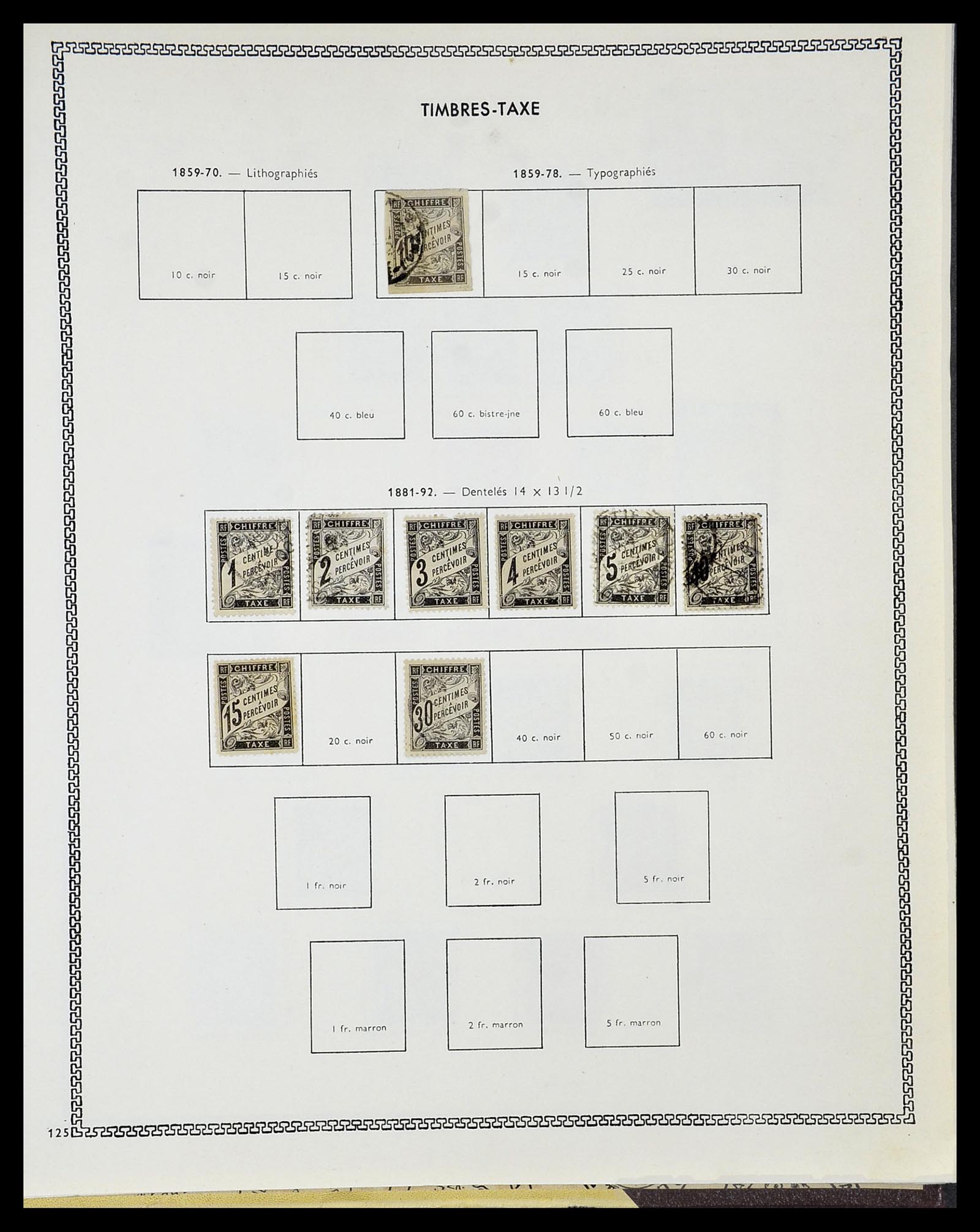 34586 087 - Postzegelverzameling 34586 Frankrijk 1849-1947.