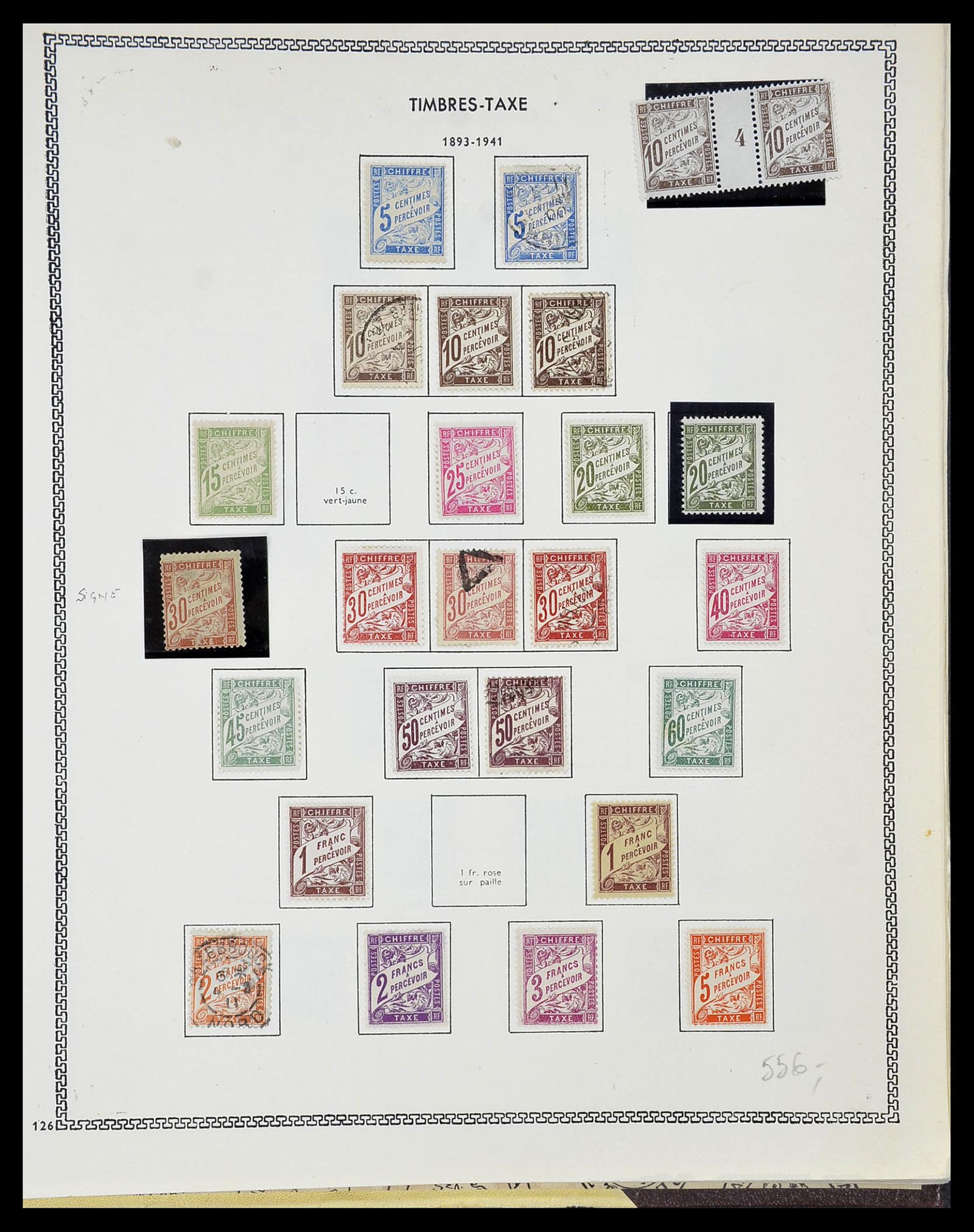 34586 088 - Postzegelverzameling 34586 Frankrijk 1849-1947.