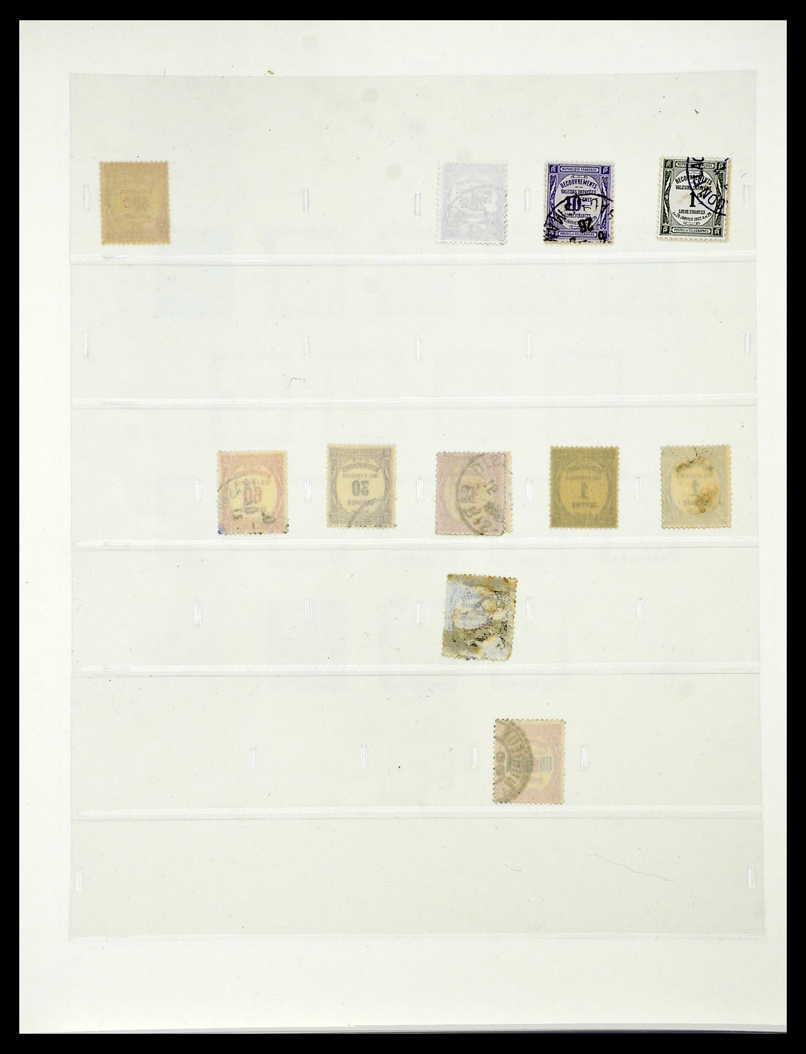 34587 014 - Postzegelverzameling 34587 Frankrijk 1849-1951.