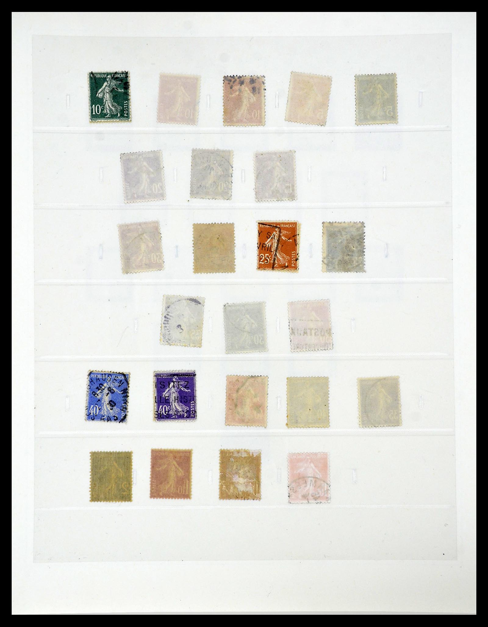 34587 018 - Postzegelverzameling 34587 Frankrijk 1849-1951.
