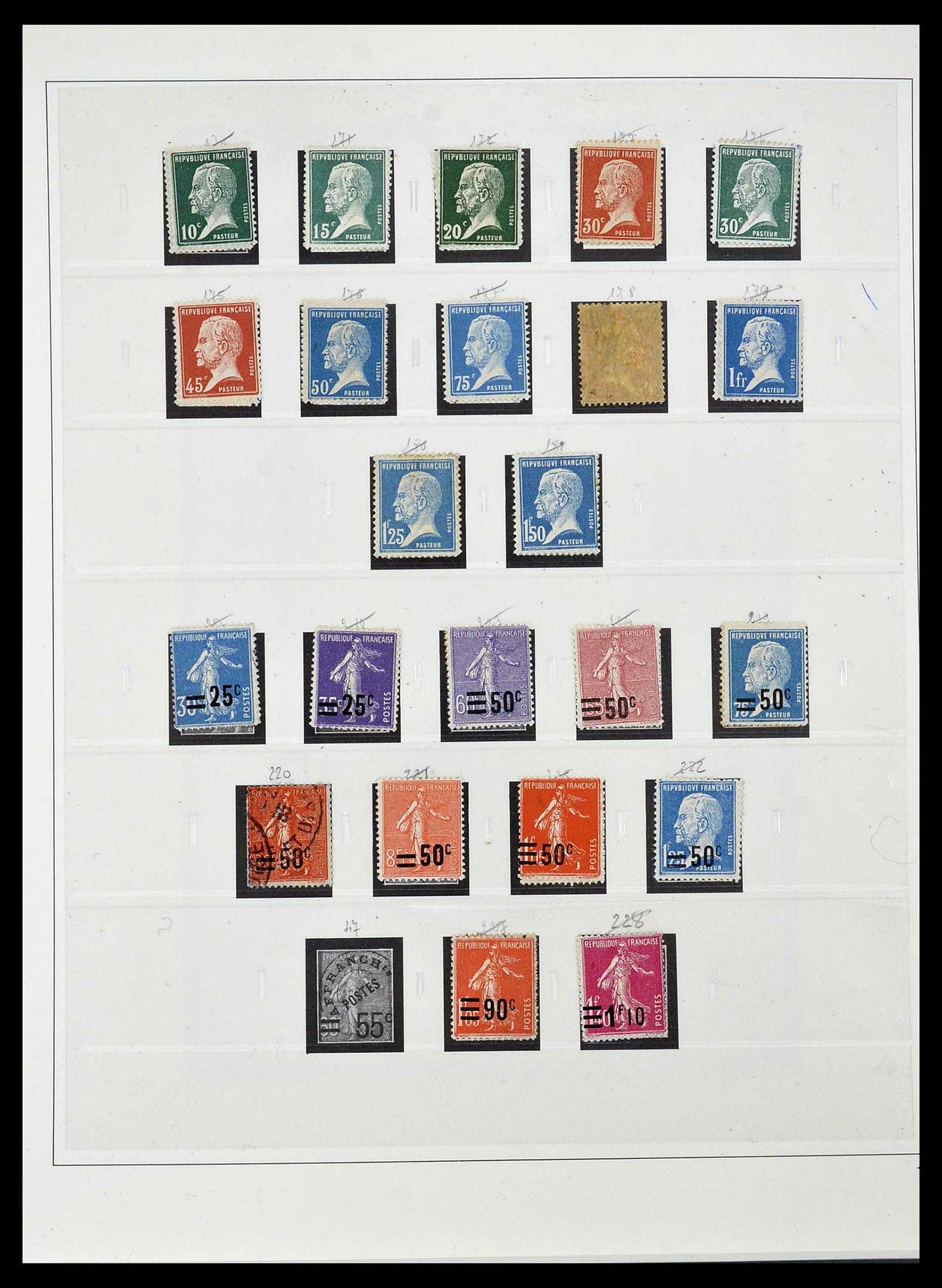34587 022 - Postzegelverzameling 34587 Frankrijk 1849-1951.
