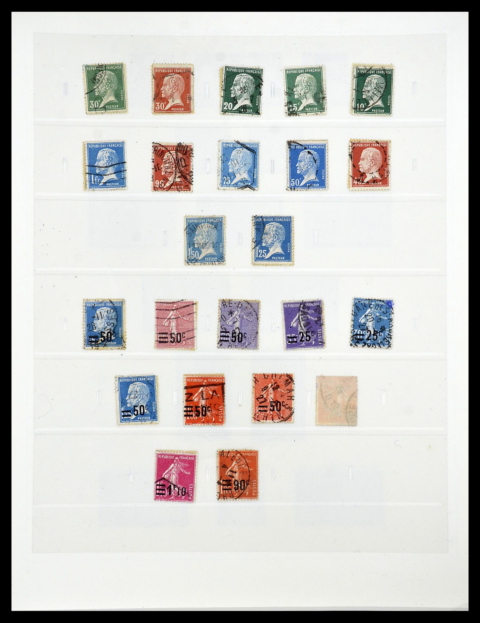 34587 023 - Postzegelverzameling 34587 Frankrijk 1849-1951.