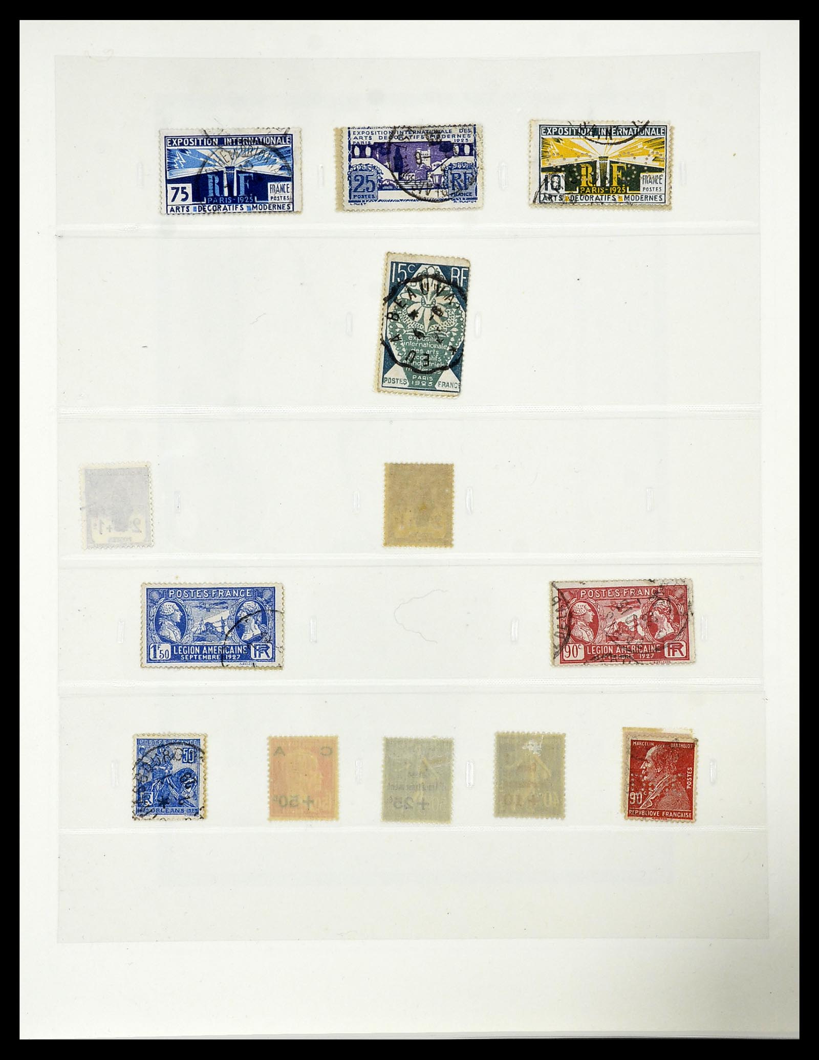 34587 025 - Postzegelverzameling 34587 Frankrijk 1849-1951.