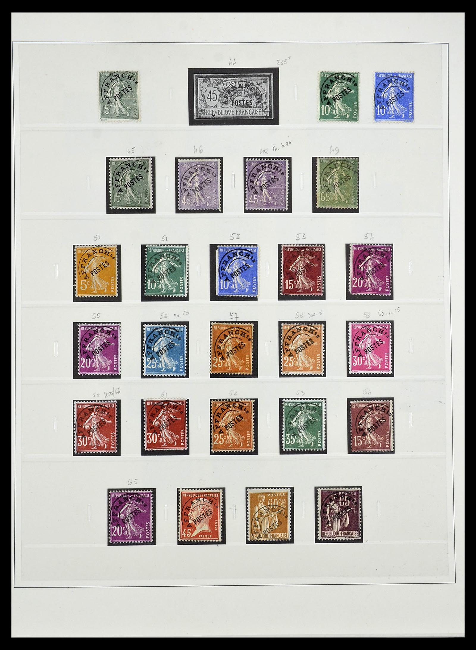 34587 027 - Postzegelverzameling 34587 Frankrijk 1849-1951.