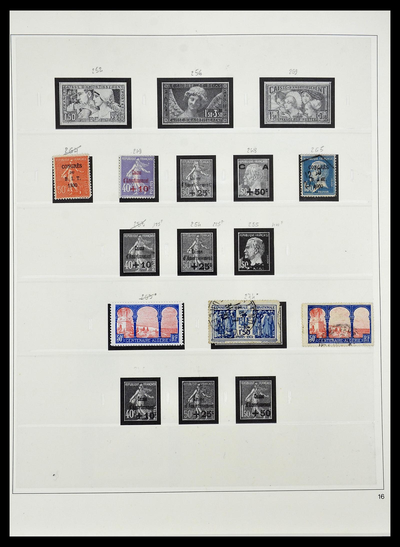34587 028 - Postzegelverzameling 34587 Frankrijk 1849-1951.