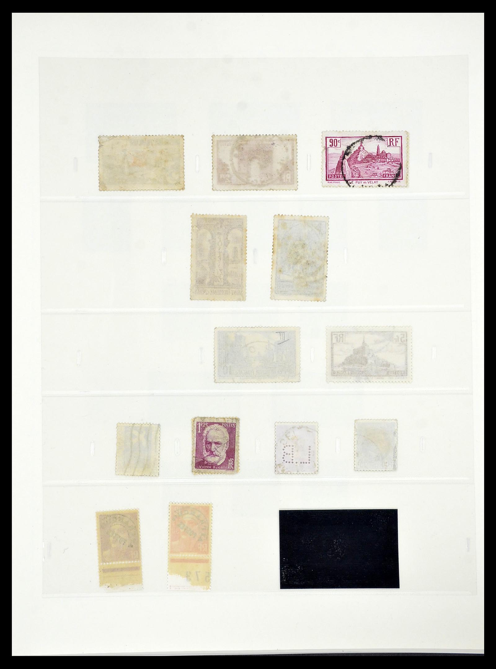 34587 031 - Postzegelverzameling 34587 Frankrijk 1849-1951.
