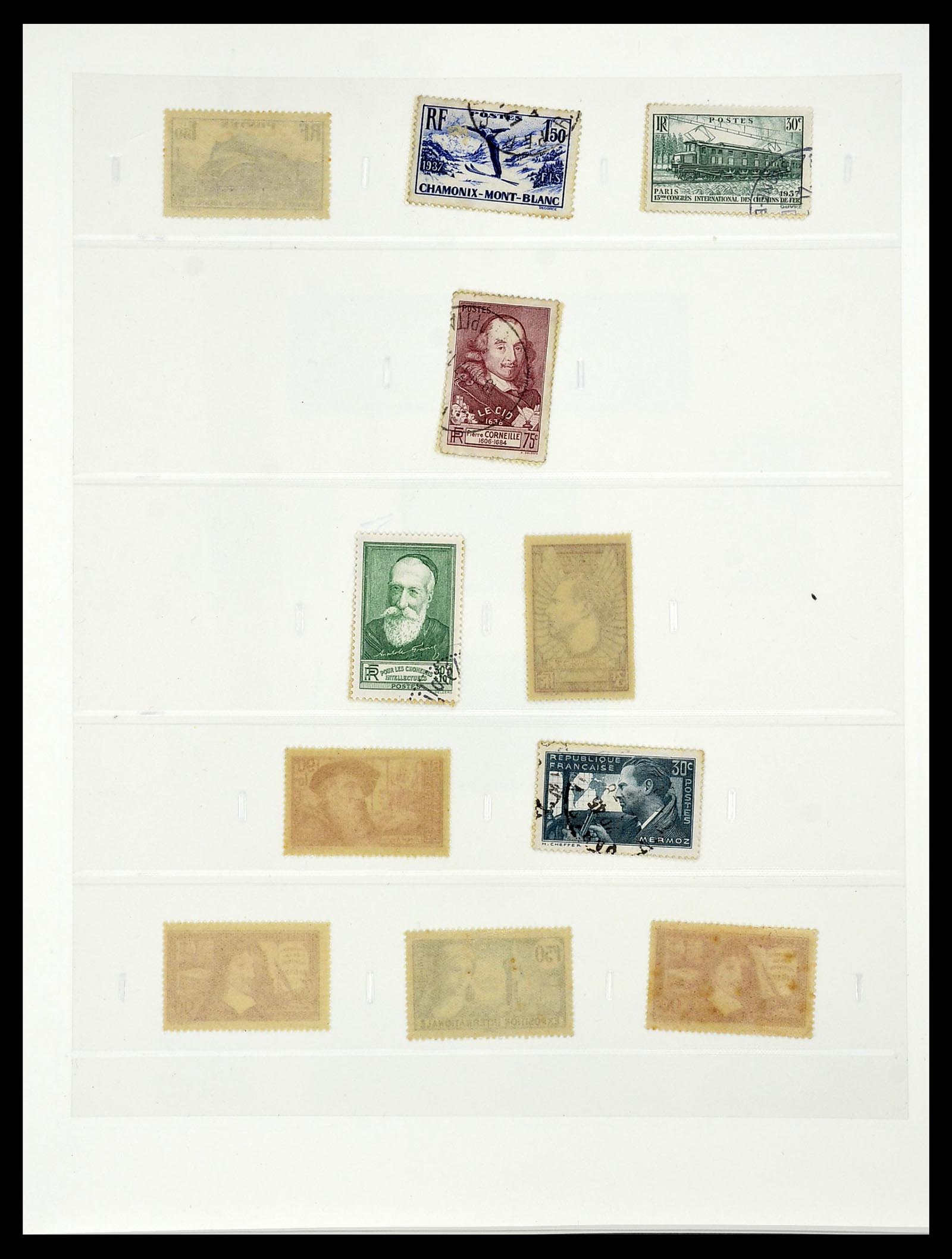 34587 043 - Postzegelverzameling 34587 Frankrijk 1849-1951.