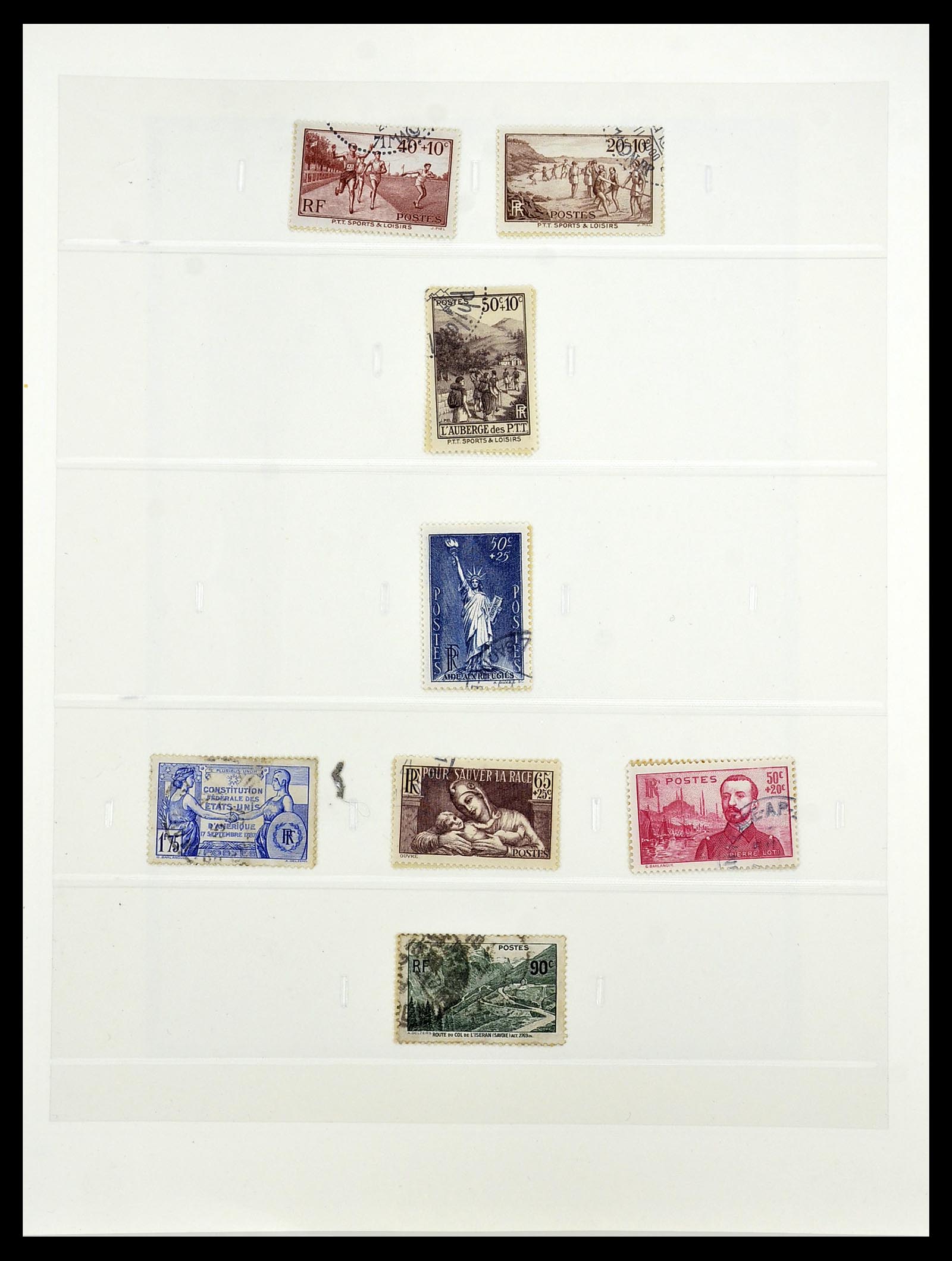 34587 045 - Postzegelverzameling 34587 Frankrijk 1849-1951.