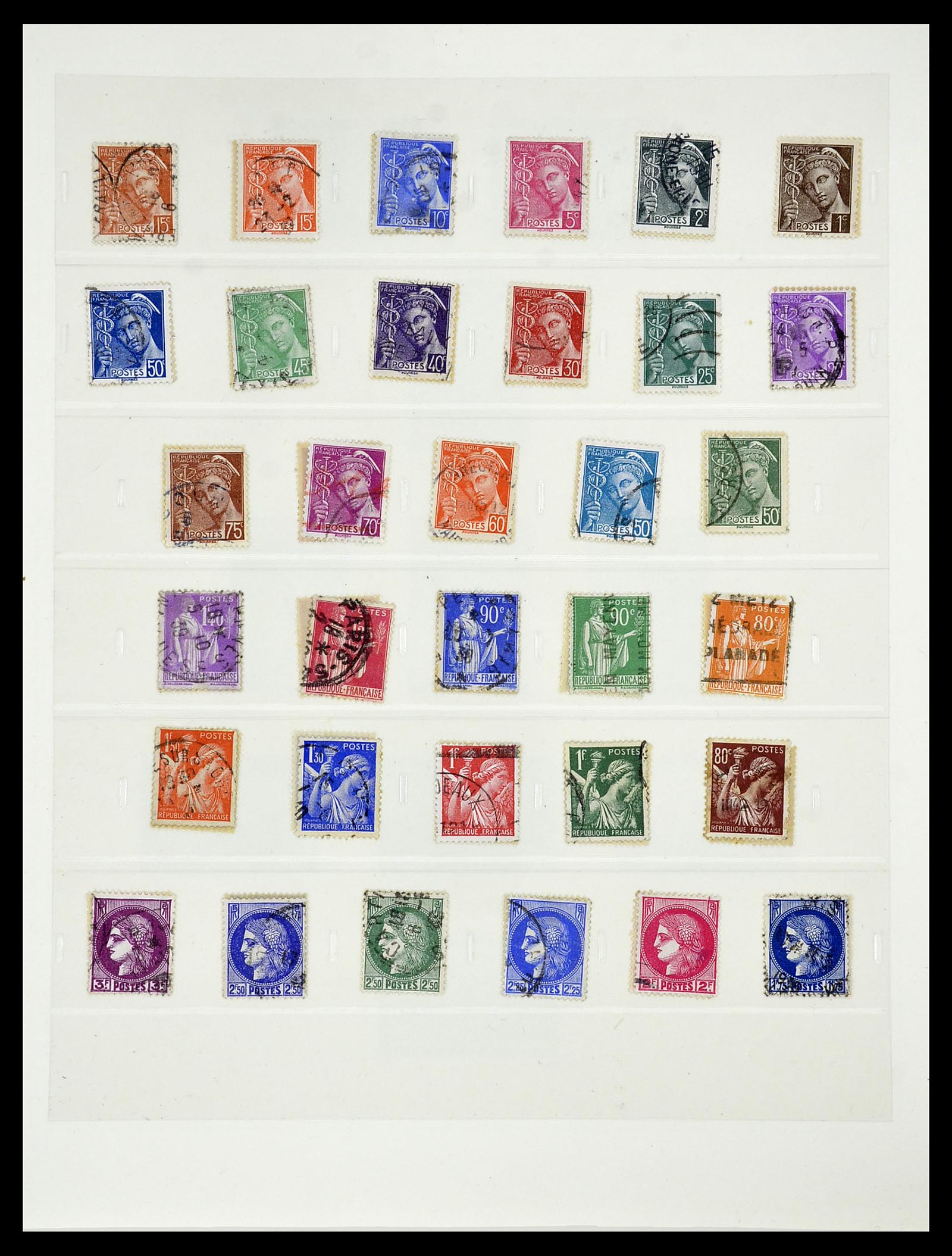 34587 047 - Postzegelverzameling 34587 Frankrijk 1849-1951.