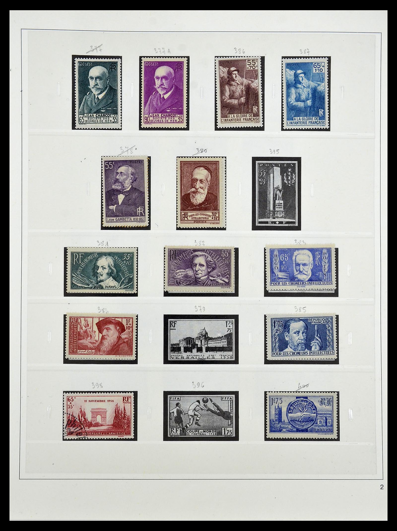 34587 048 - Postzegelverzameling 34587 Frankrijk 1849-1951.
