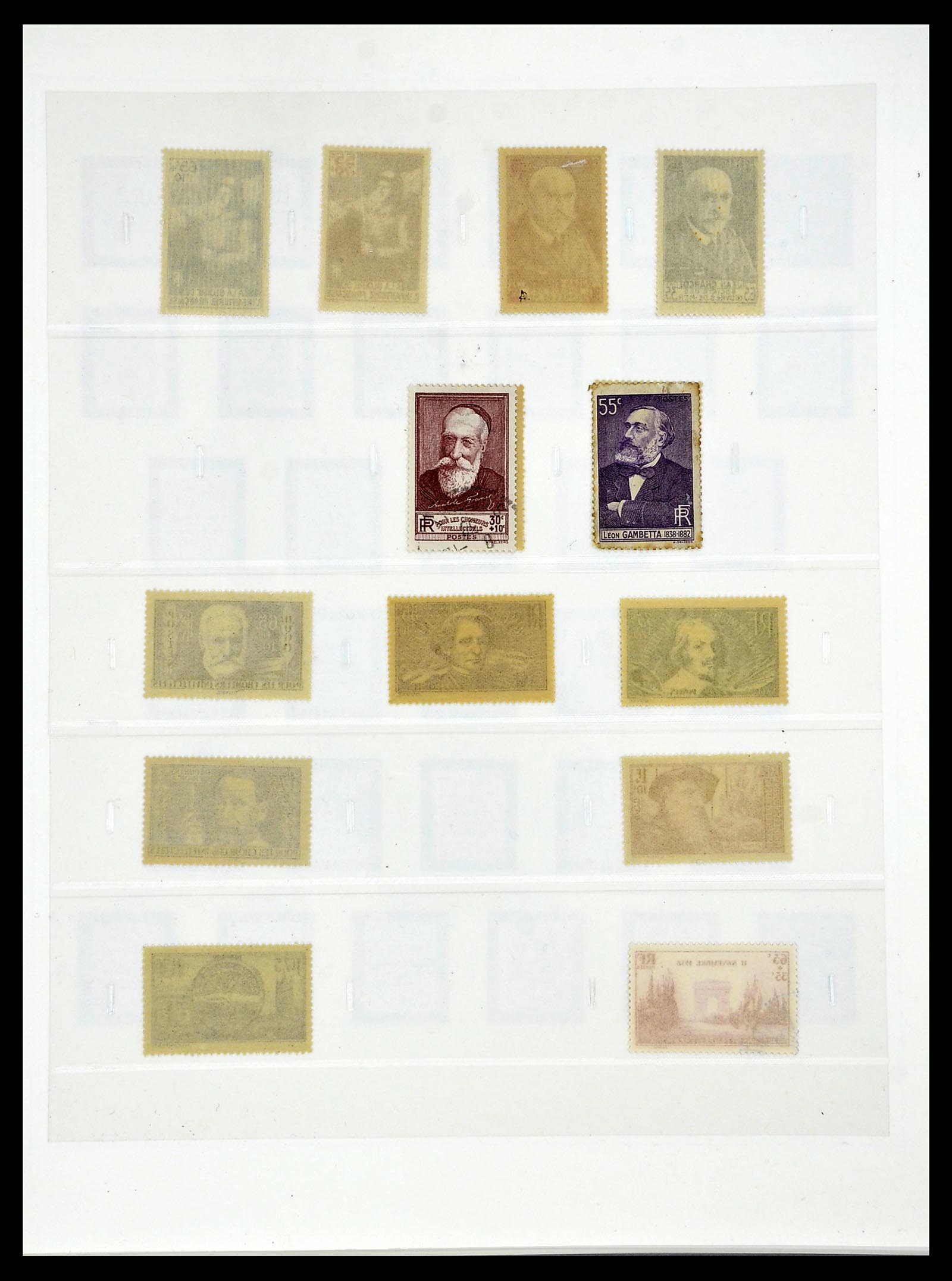 34587 049 - Postzegelverzameling 34587 Frankrijk 1849-1951.