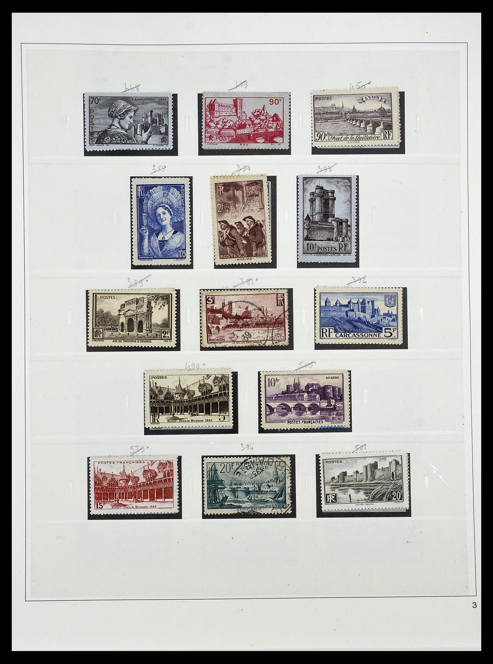 34587 050 - Postzegelverzameling 34587 Frankrijk 1849-1951.