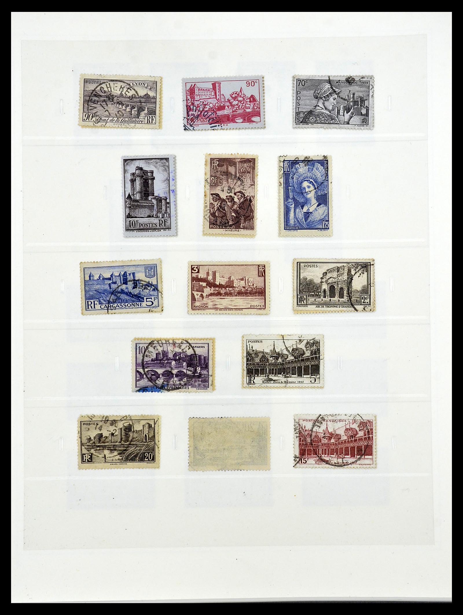 34587 051 - Postzegelverzameling 34587 Frankrijk 1849-1951.