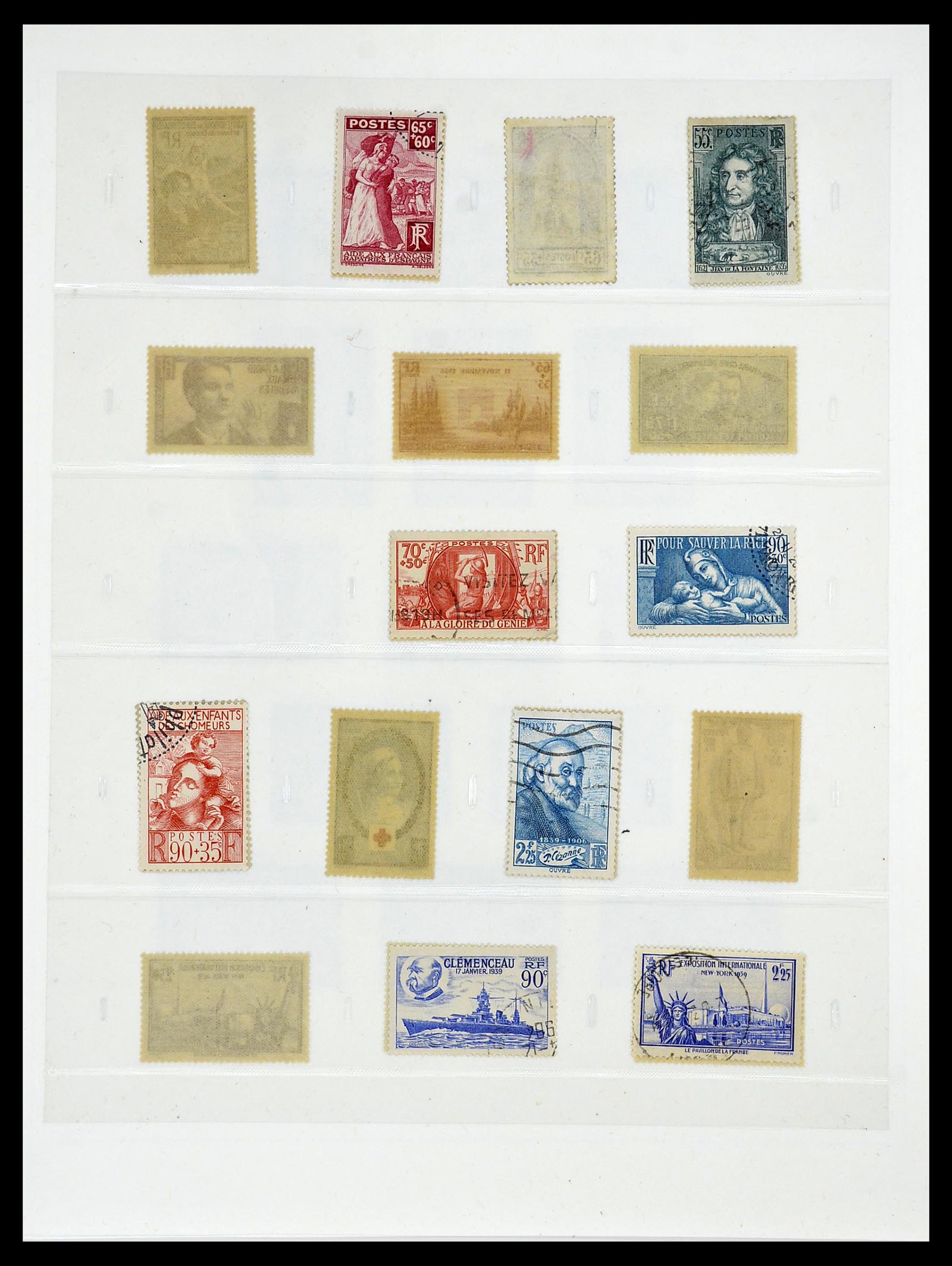 34587 053 - Postzegelverzameling 34587 Frankrijk 1849-1951.