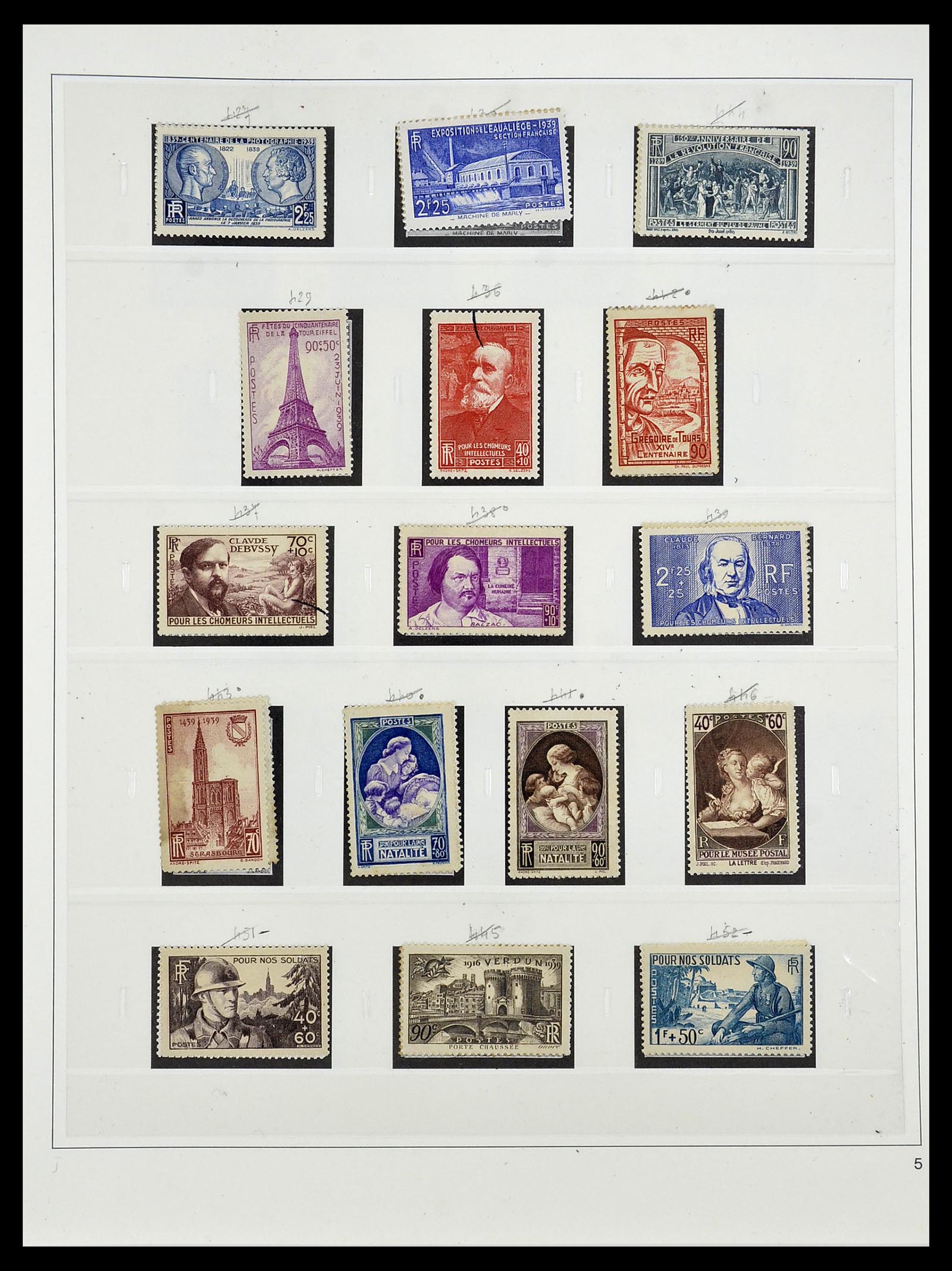 34587 054 - Postzegelverzameling 34587 Frankrijk 1849-1951.