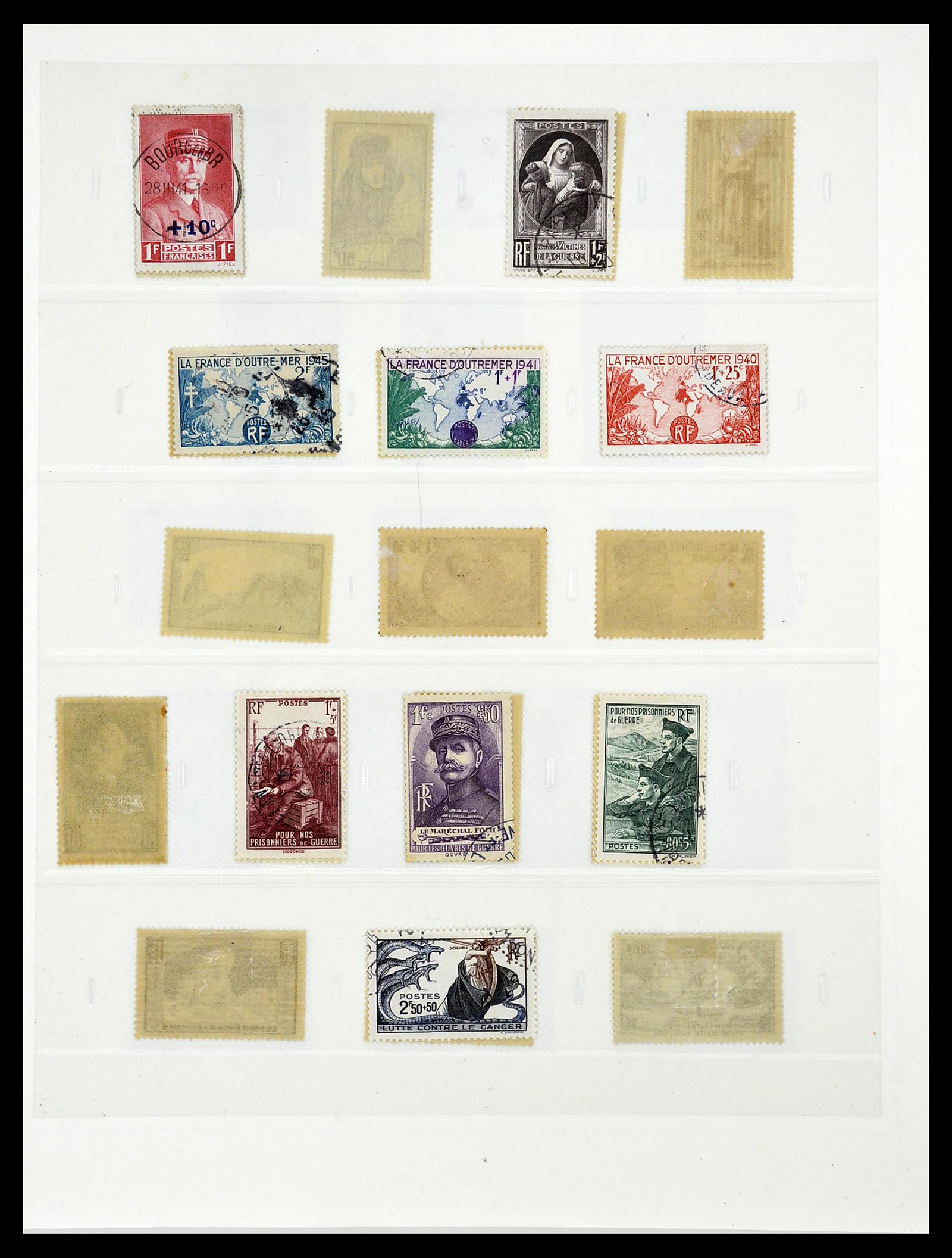34587 057 - Postzegelverzameling 34587 Frankrijk 1849-1951.