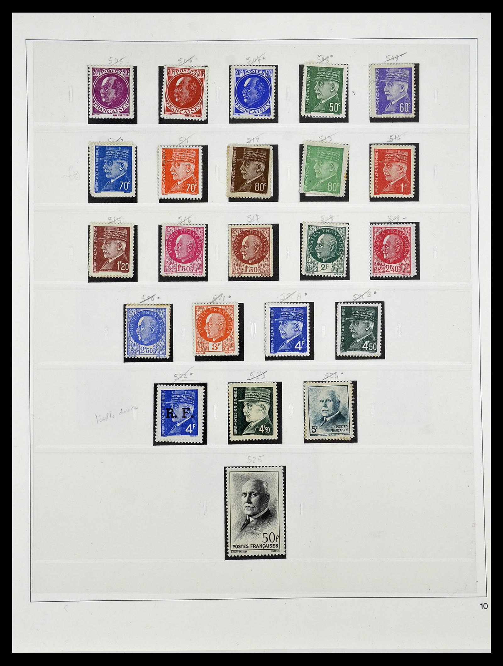 34587 064 - Stamp Collection 34587 France 1849-1951.