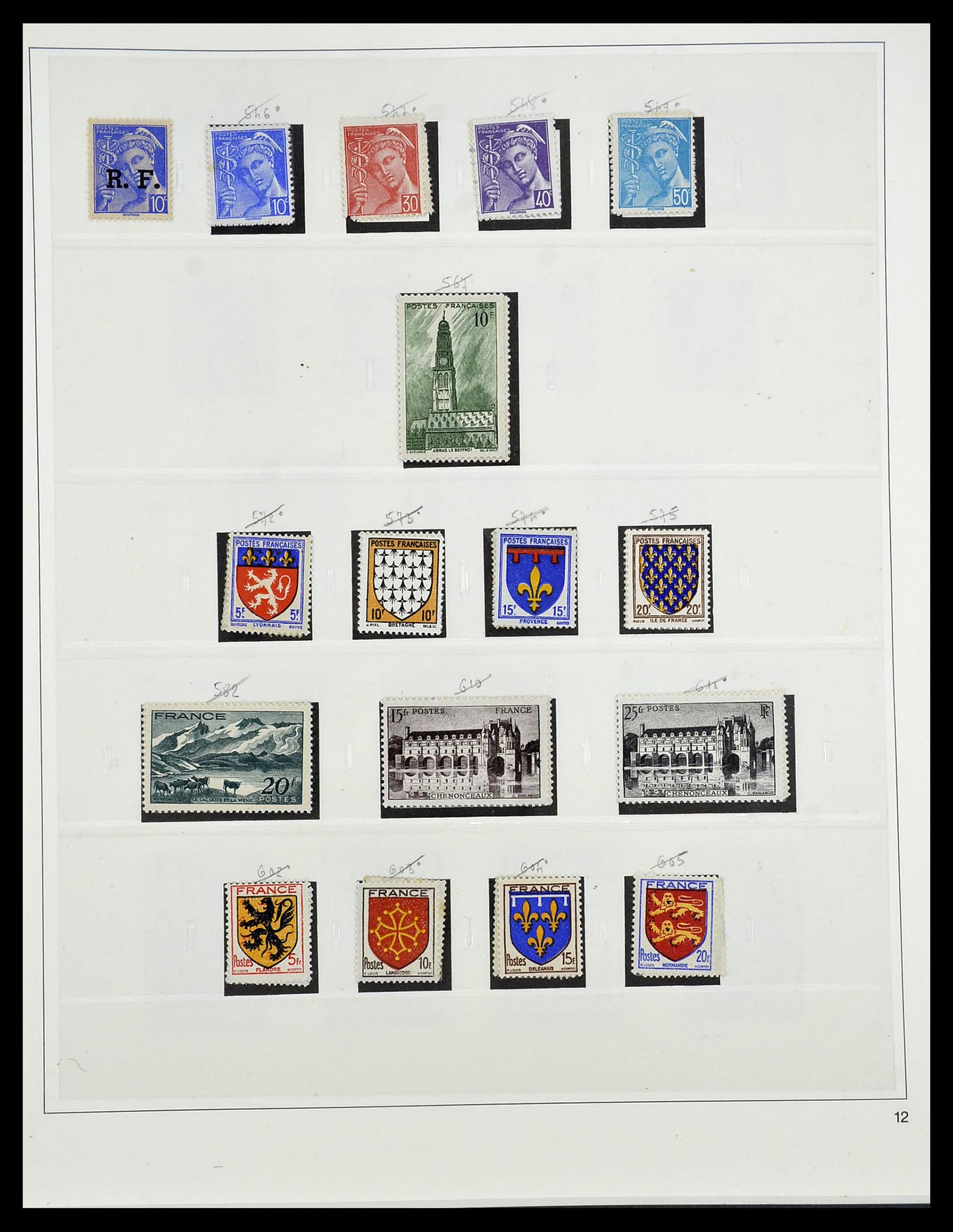 34587 068 - Stamp Collection 34587 France 1849-1951.