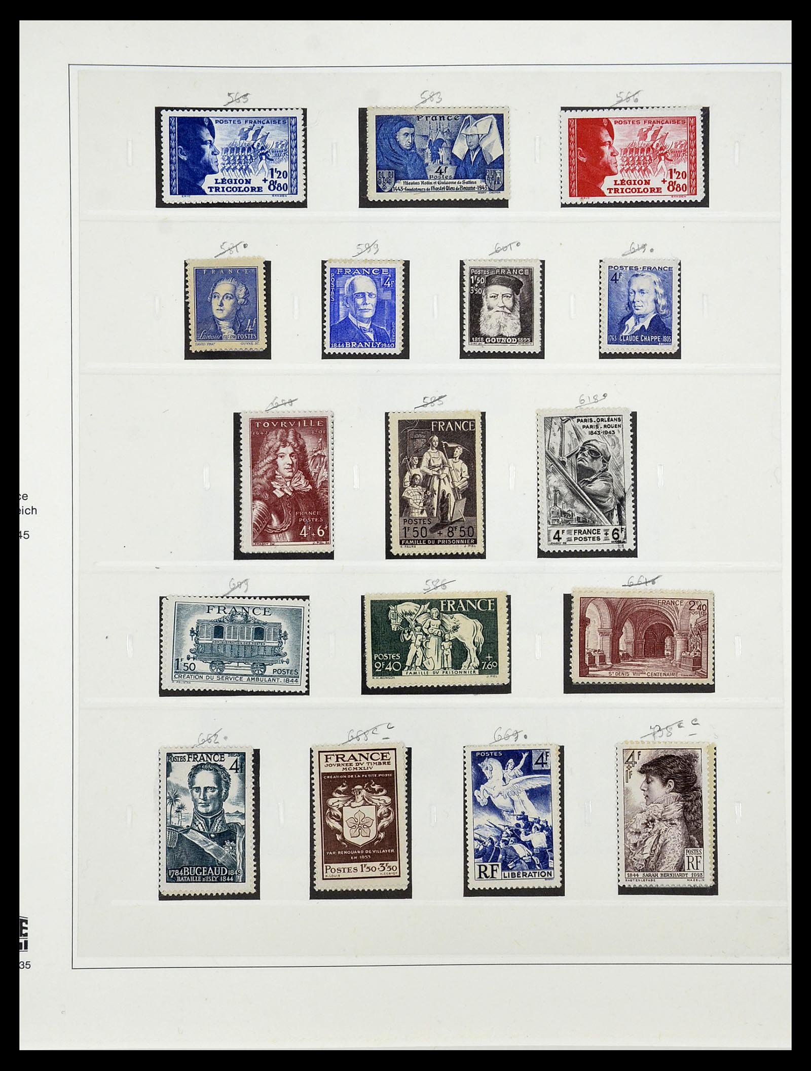 34587 070 - Stamp Collection 34587 France 1849-1951.