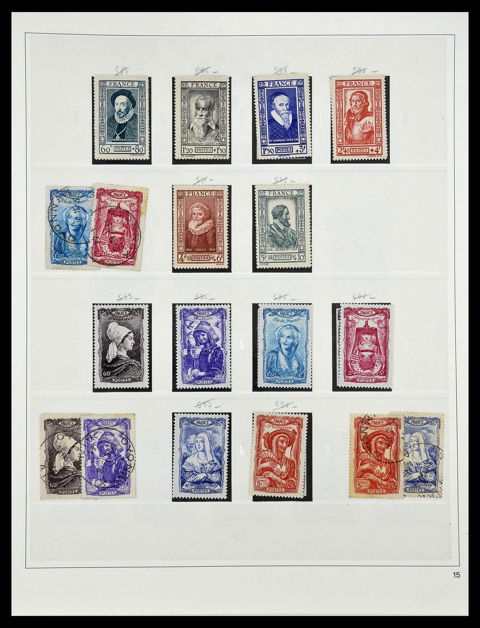 34587 073 - Stamp Collection 34587 France 1849-1951.