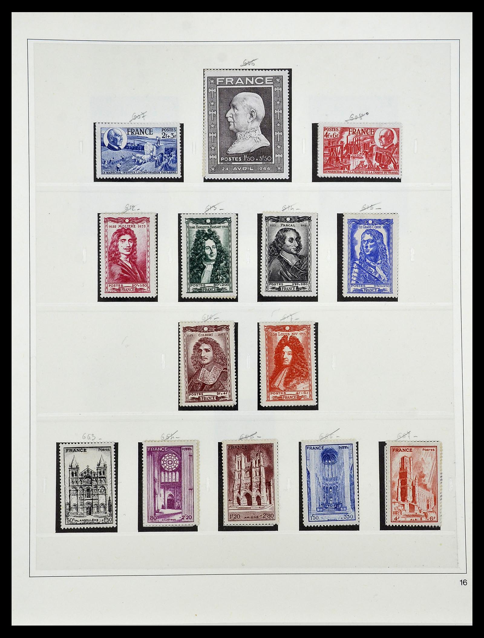 34587 075 - Stamp Collection 34587 France 1849-1951.