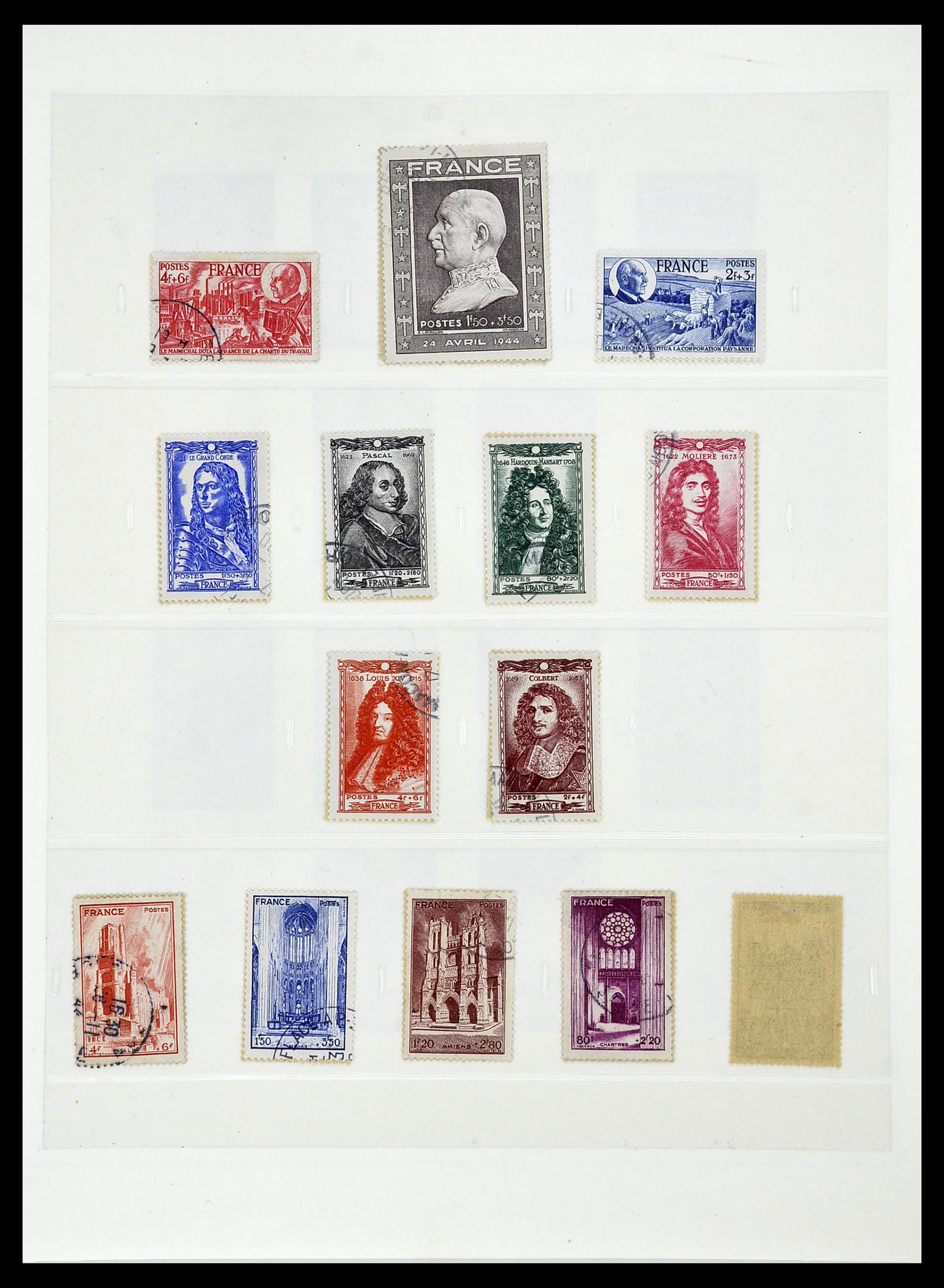 34587 076 - Stamp Collection 34587 France 1849-1951.