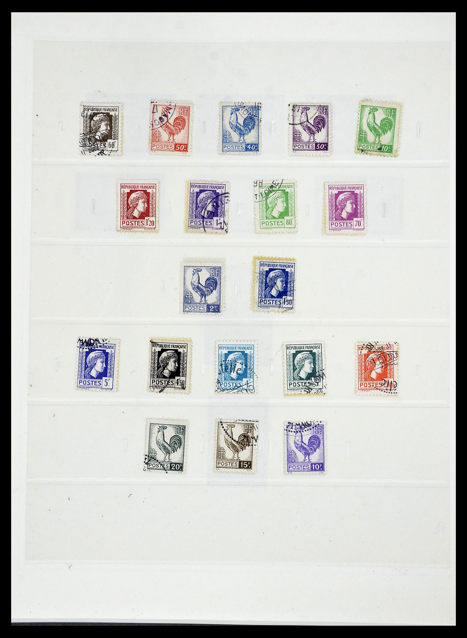 34587 078 - Stamp Collection 34587 France 1849-1951.
