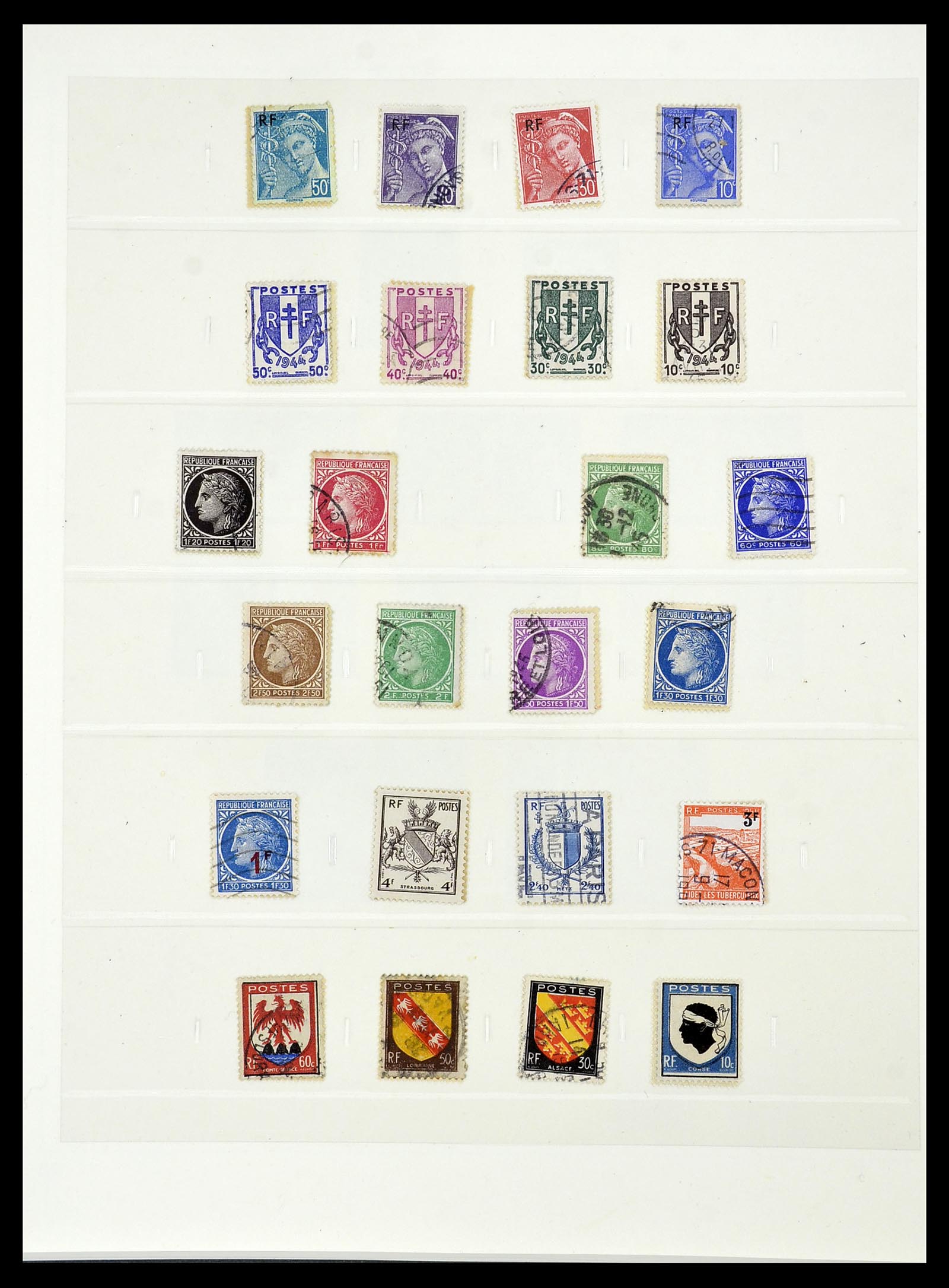 34587 083 - Stamp Collection 34587 France 1849-1951.
