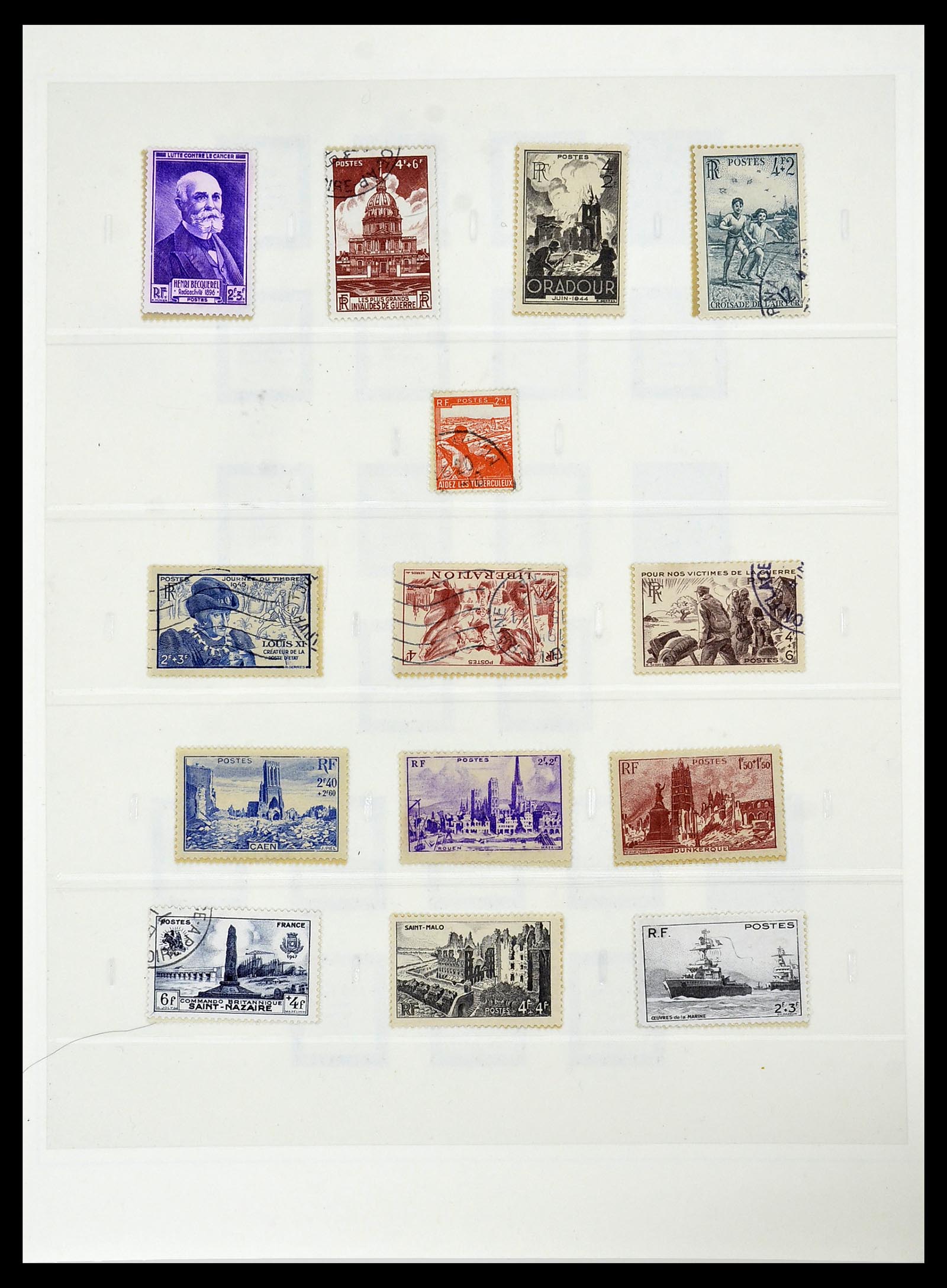 34587 091 - Stamp Collection 34587 France 1849-1951.