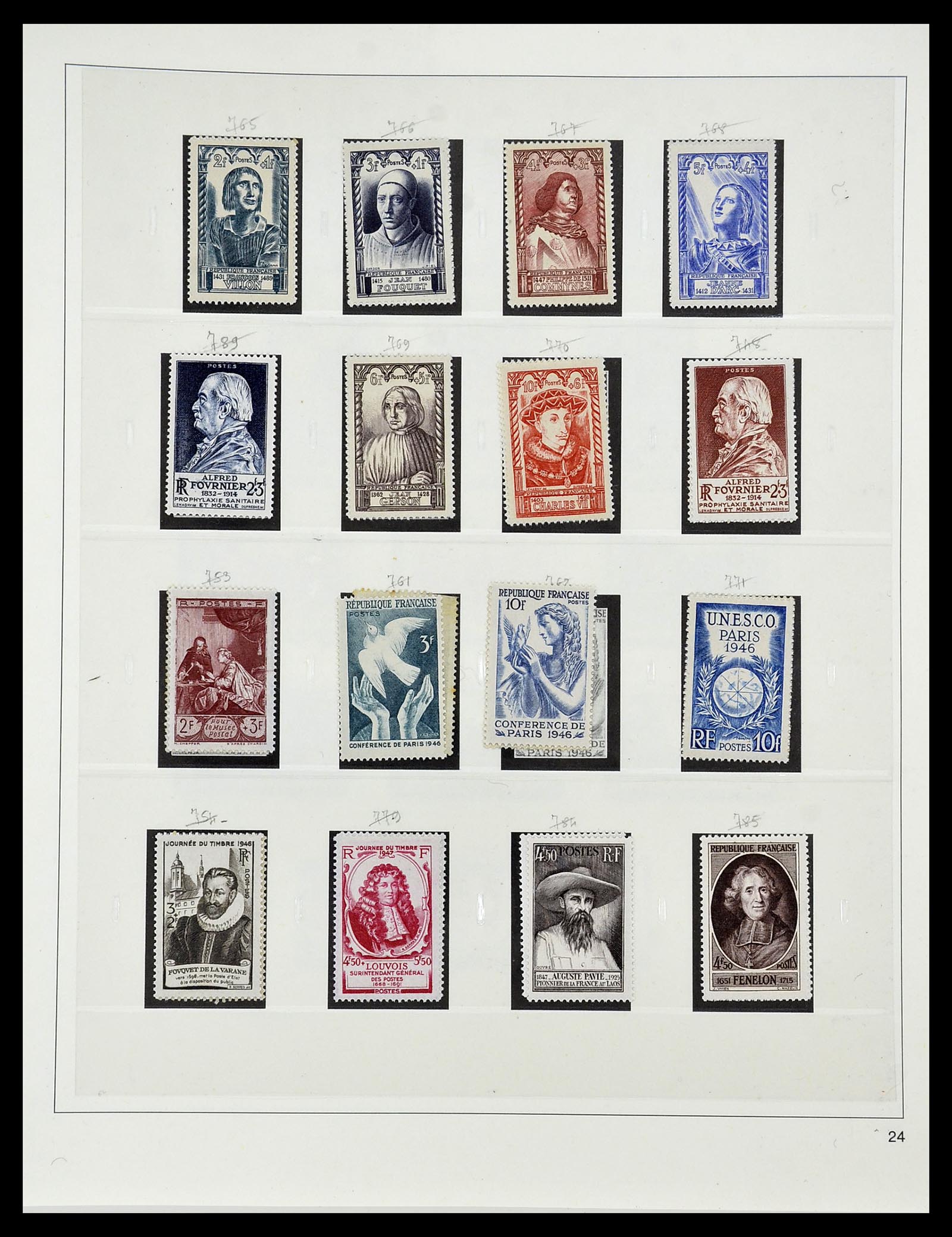 34587 092 - Stamp Collection 34587 France 1849-1951.
