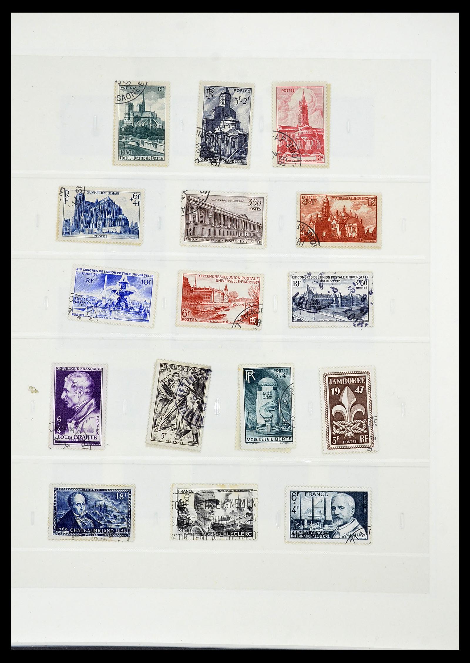 34587 097 - Stamp Collection 34587 France 1849-1951.