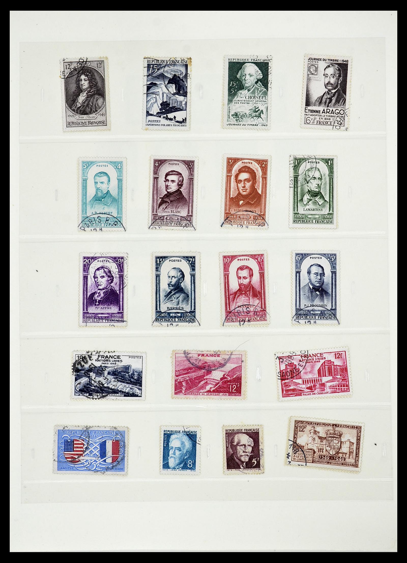 34587 101 - Postzegelverzameling 34587 Frankrijk 1849-1951.