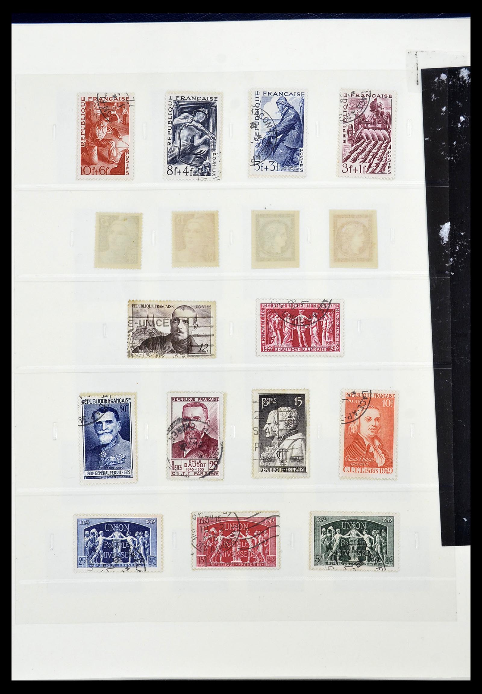 34587 103 - Postzegelverzameling 34587 Frankrijk 1849-1951.