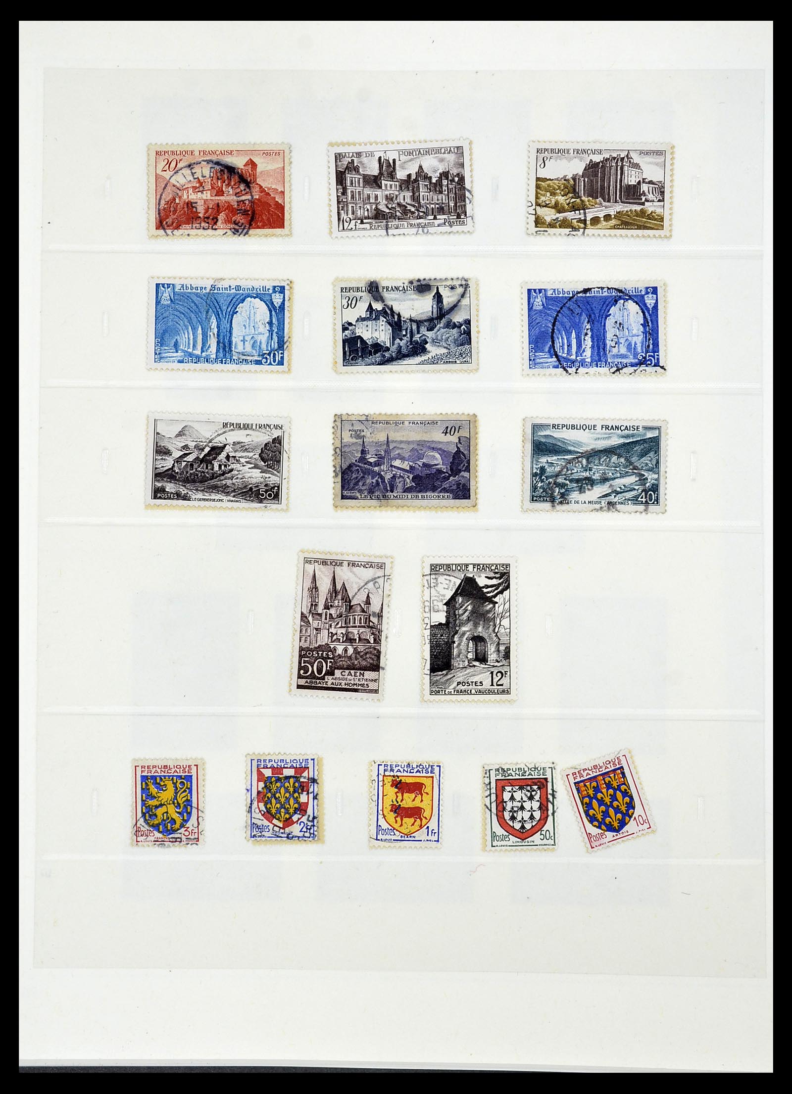 34587 105 - Postzegelverzameling 34587 Frankrijk 1849-1951.