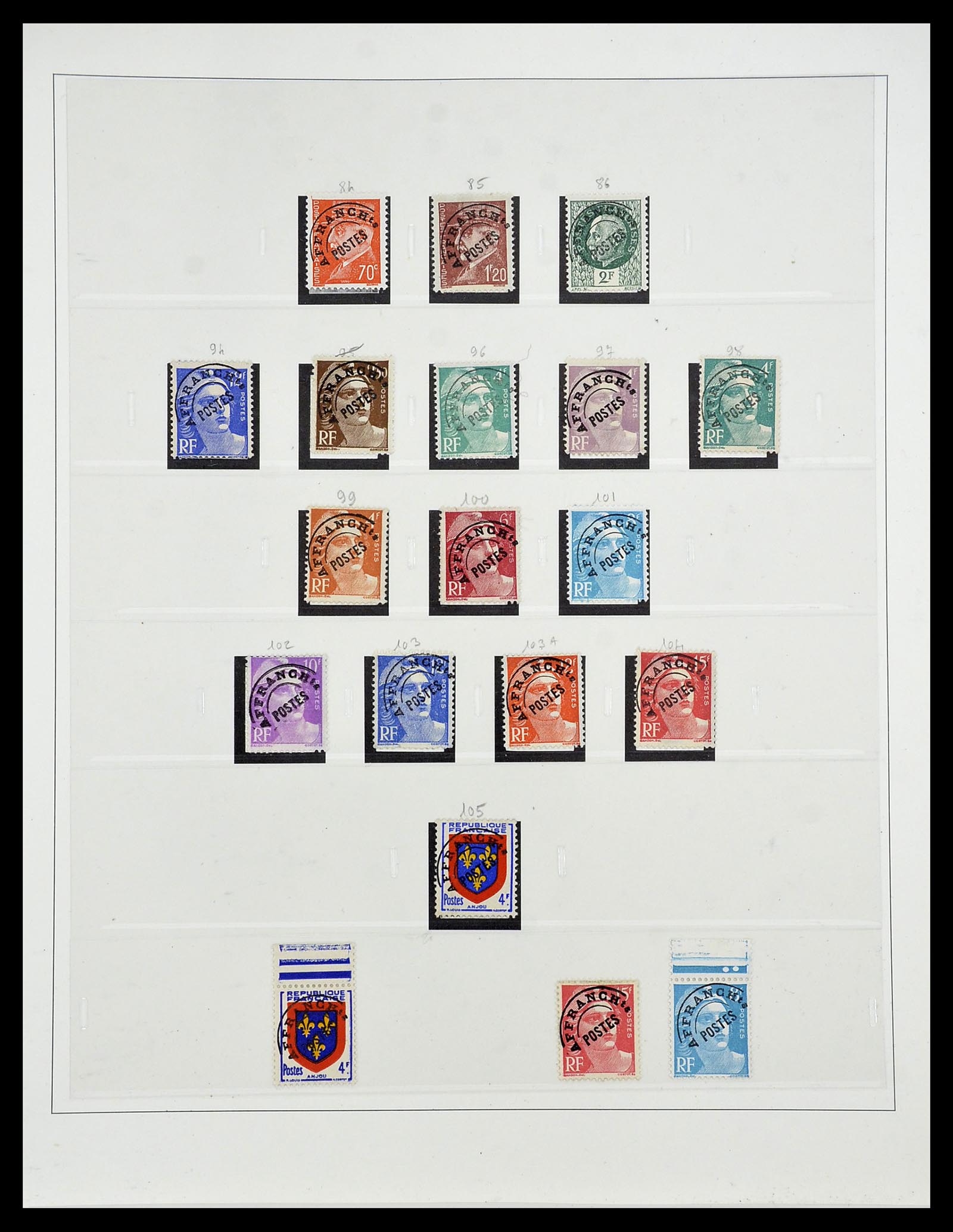34587 108 - Postzegelverzameling 34587 Frankrijk 1849-1951.