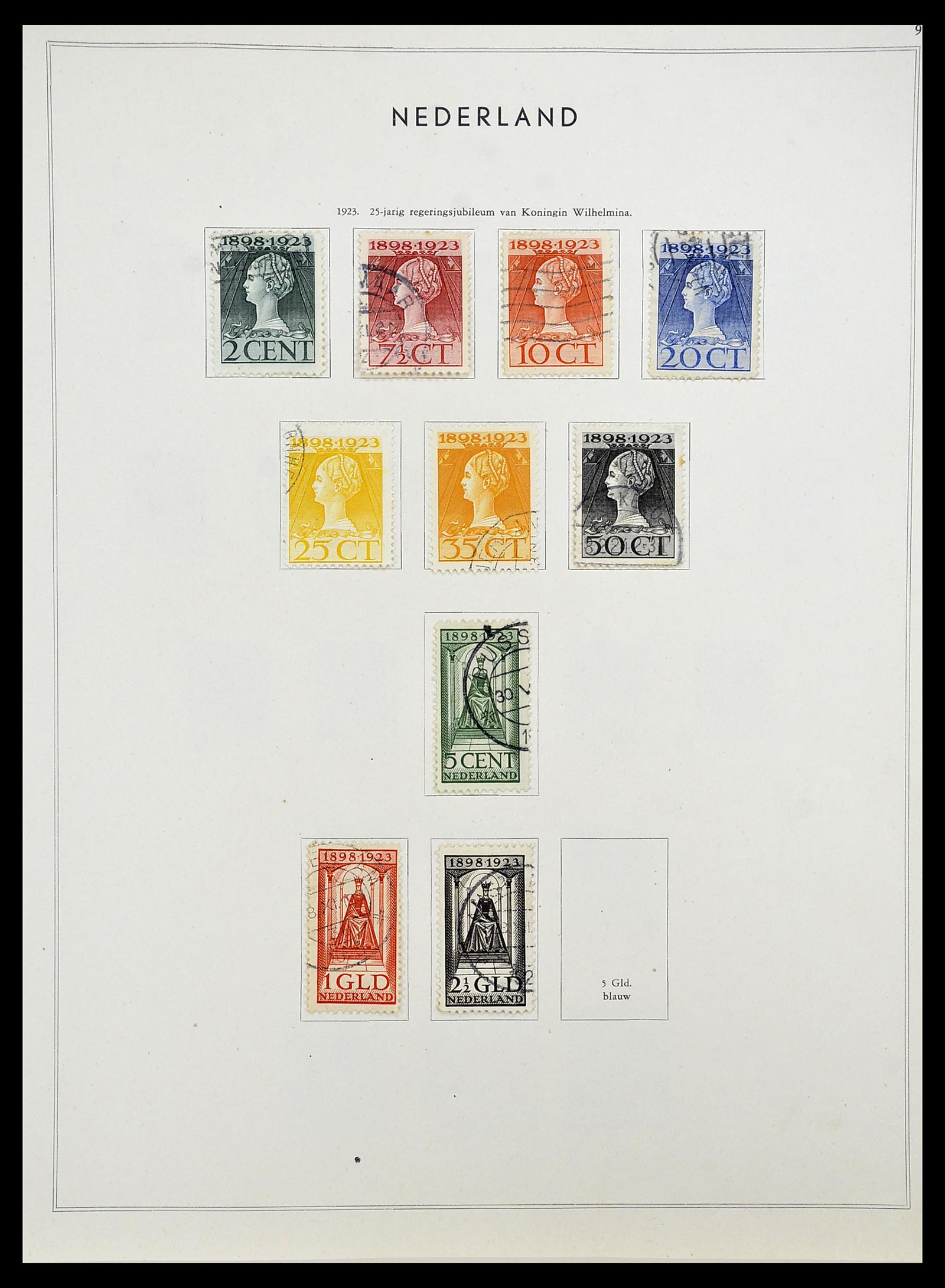 34588 010 - Postzegelverzameling 34588 Nederland 1852-1958.