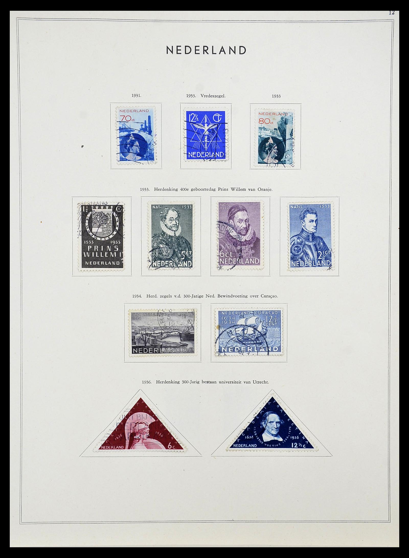34588 013 - Postzegelverzameling 34588 Nederland 1852-1958.