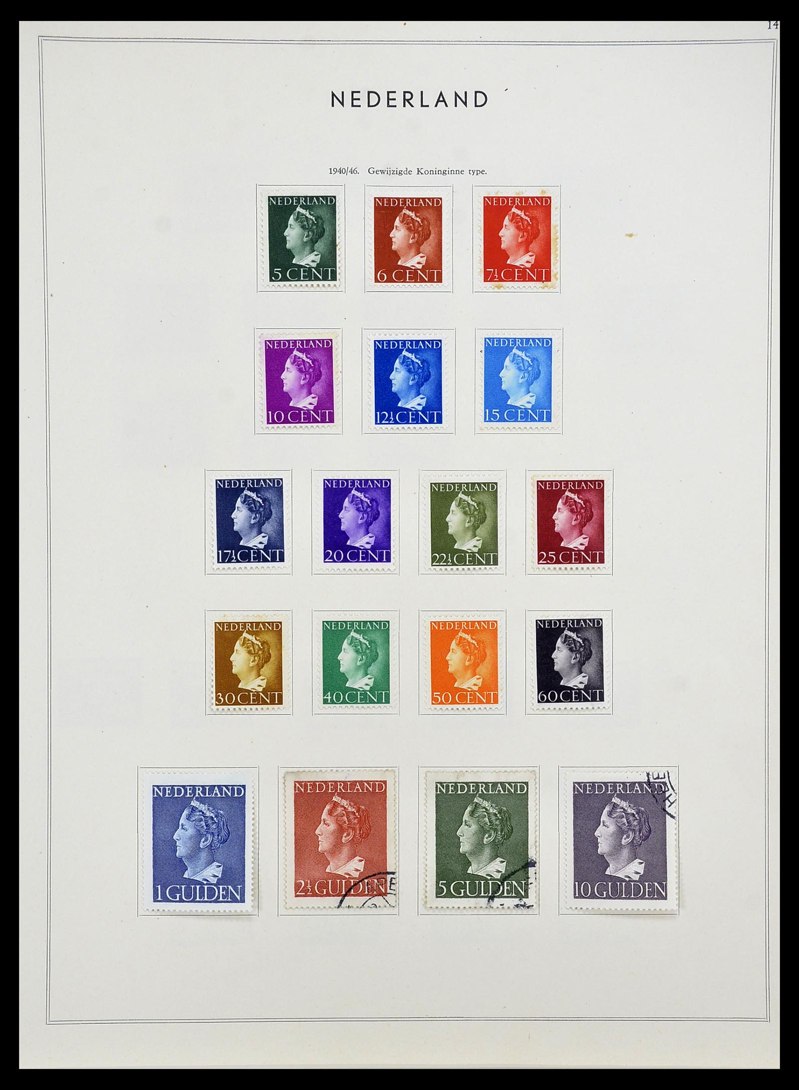 34588 015 - Postzegelverzameling 34588 Nederland 1852-1958.