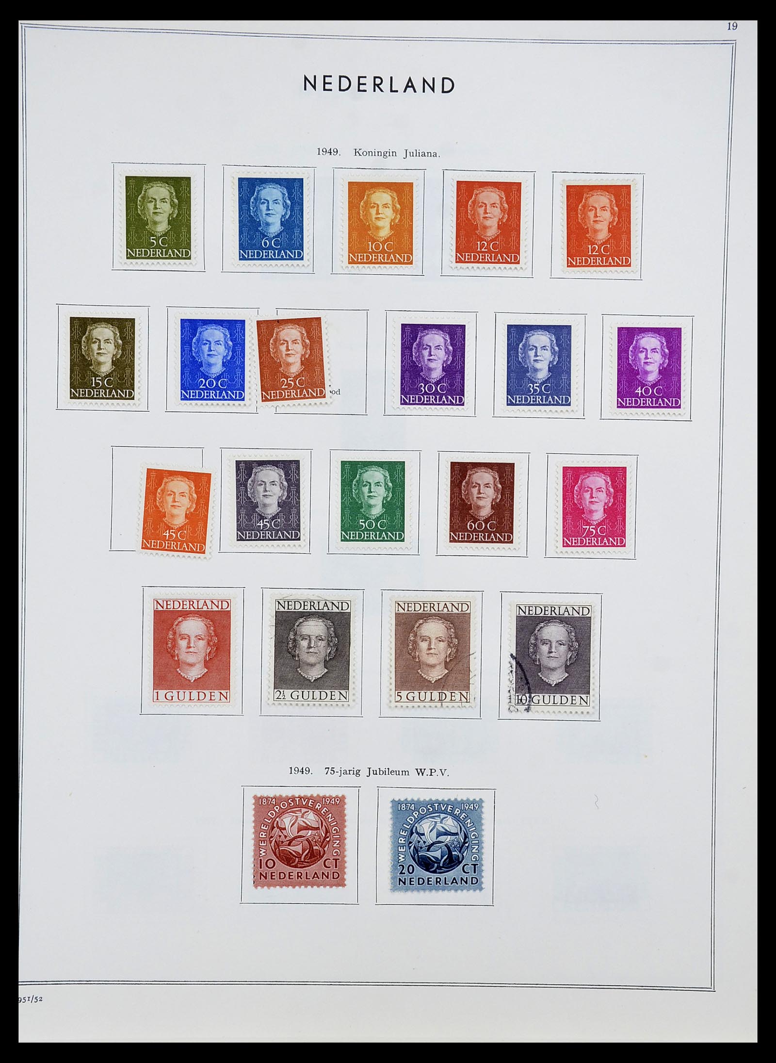 34588 020 - Postzegelverzameling 34588 Nederland 1852-1958.