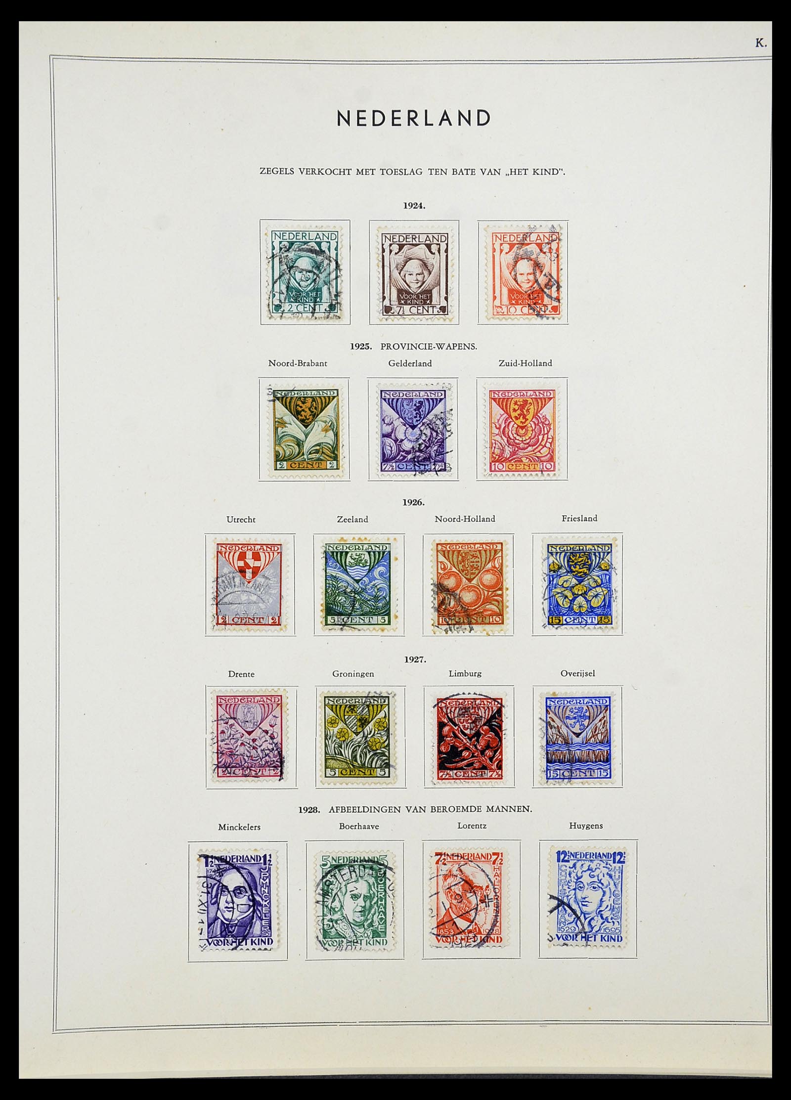 34588 024 - Postzegelverzameling 34588 Nederland 1852-1958.